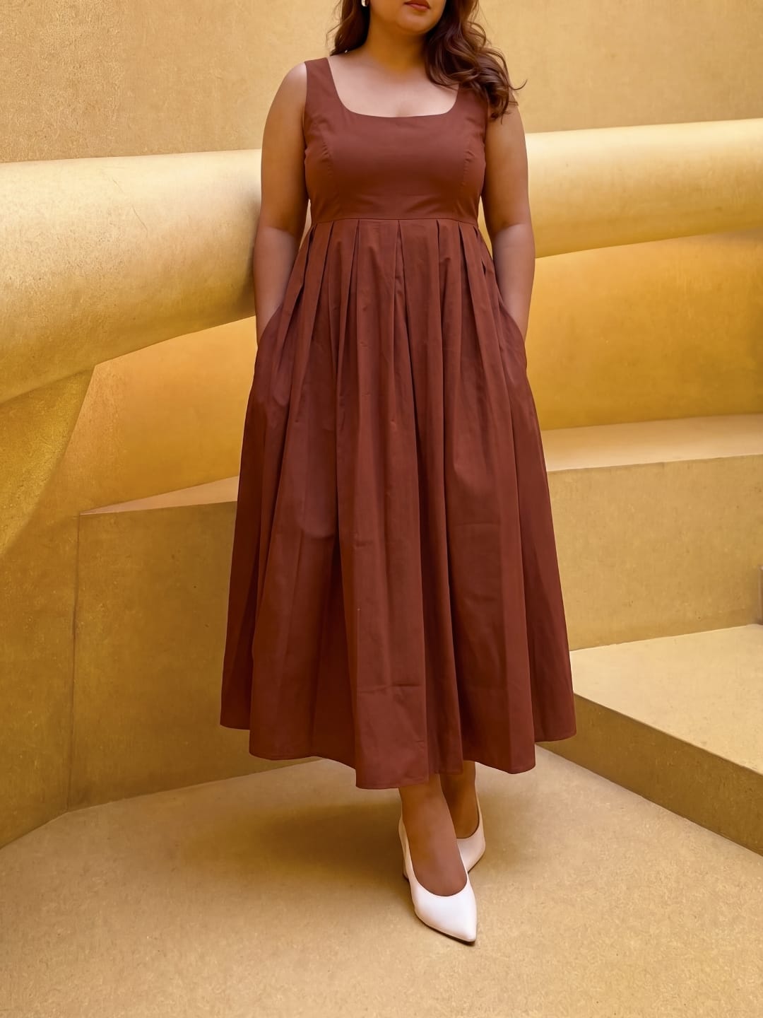 Brown Azure Dress