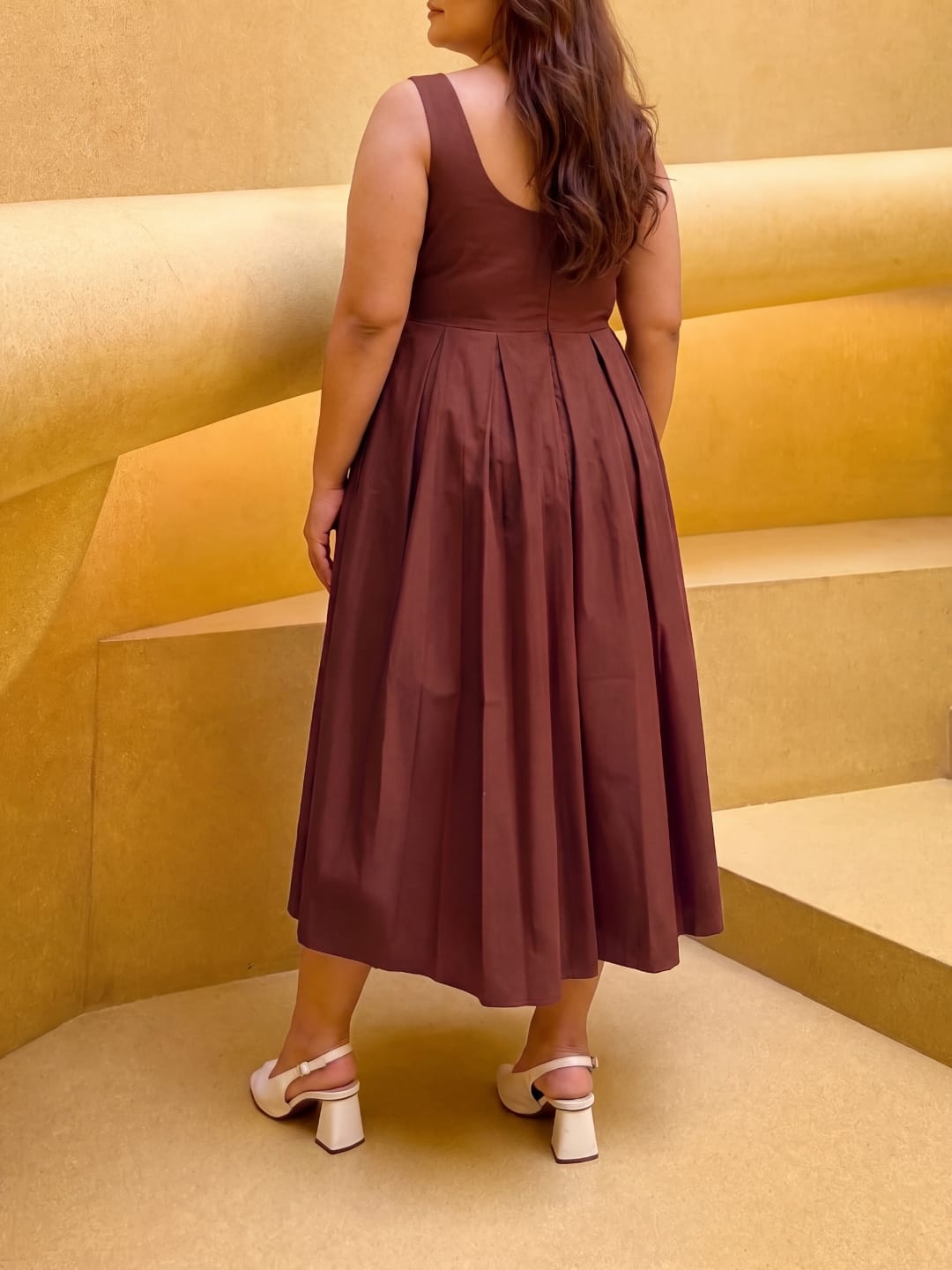 Brown Azure Dress