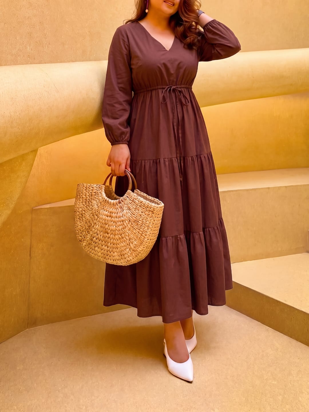 Brown Clara Dress