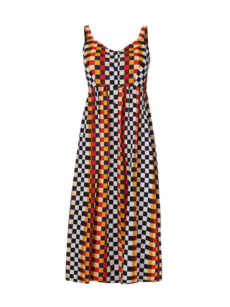 Chroma Button Down Dress