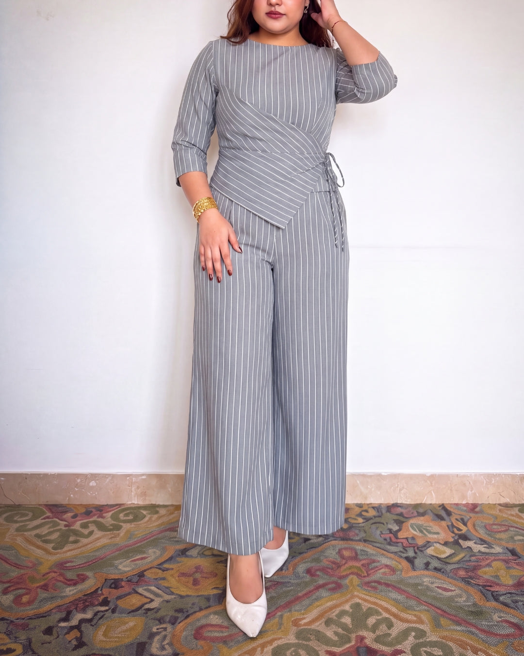 Grey Navy Valkyrie Set with Sleeves