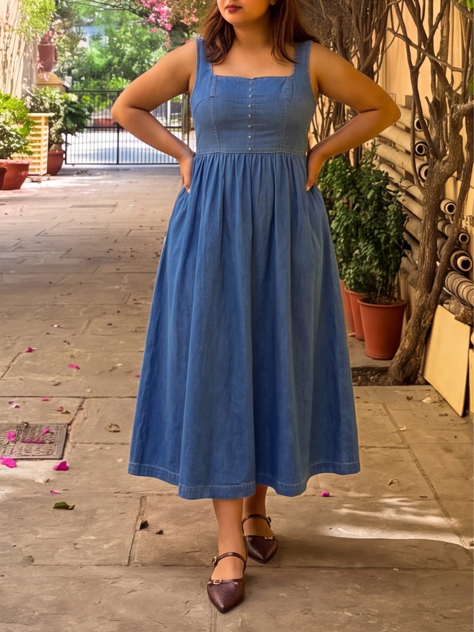 Vale Chambray Dress