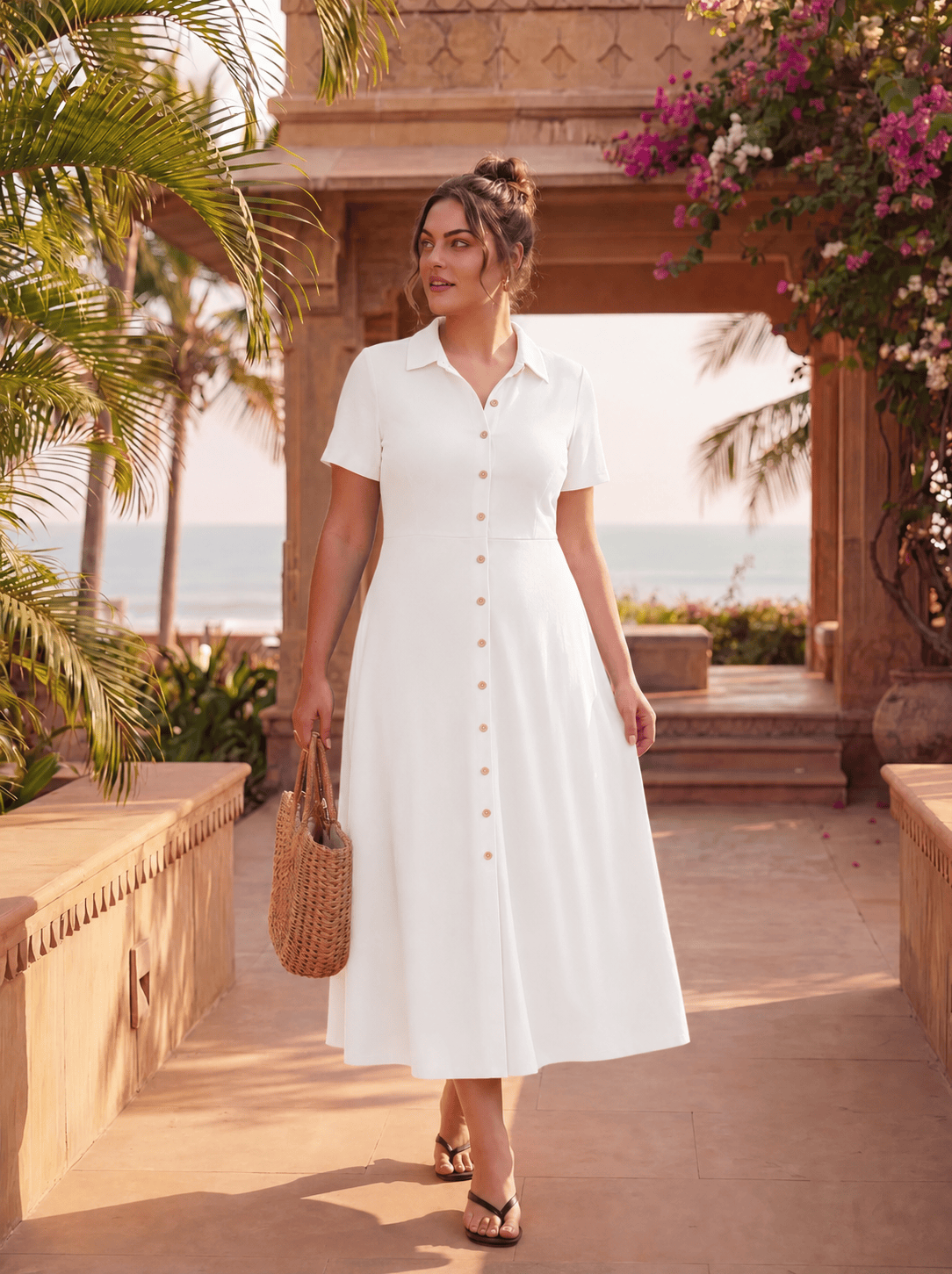 White May Dress