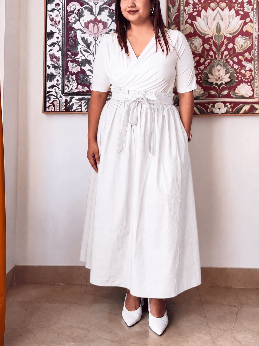 Eden Paper Bag Waist Skirt