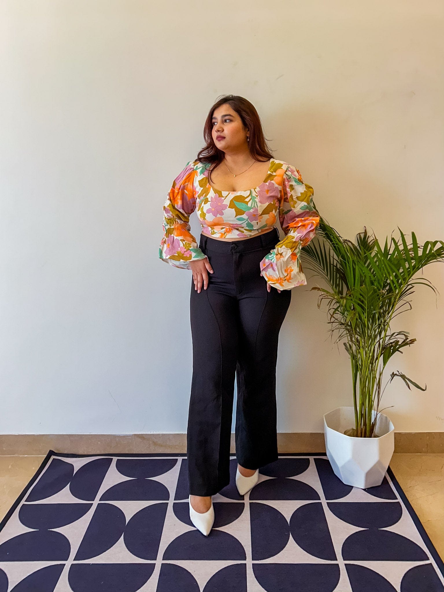 Blossomsoft Faux Corset Top