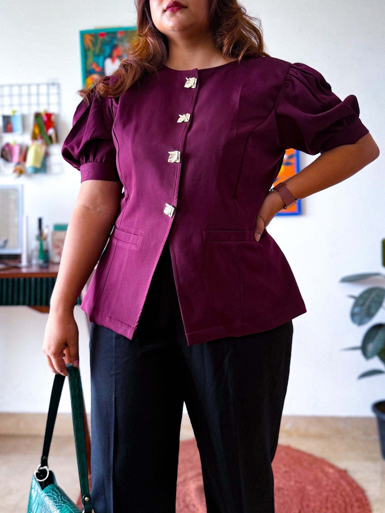Victoria Sleeved Waistcoat Top