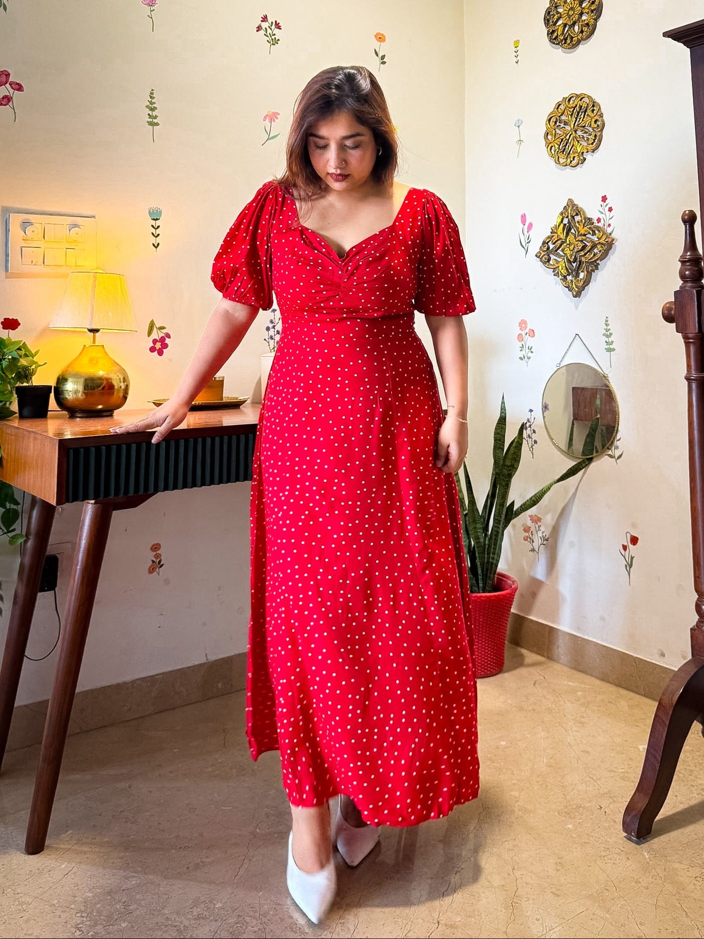 Red Polka Senorita Dress