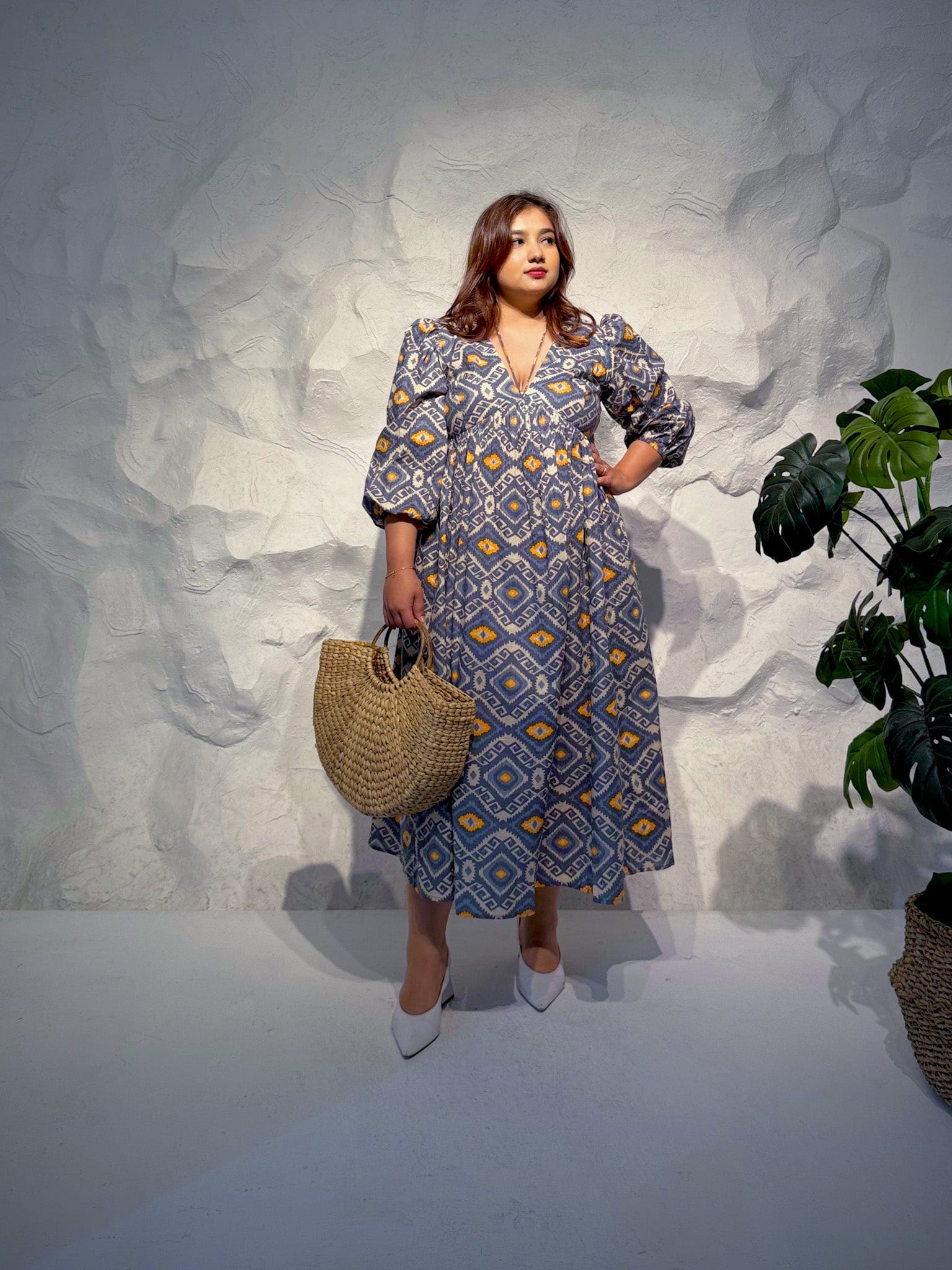 MIRA BELLE SILK DRESS