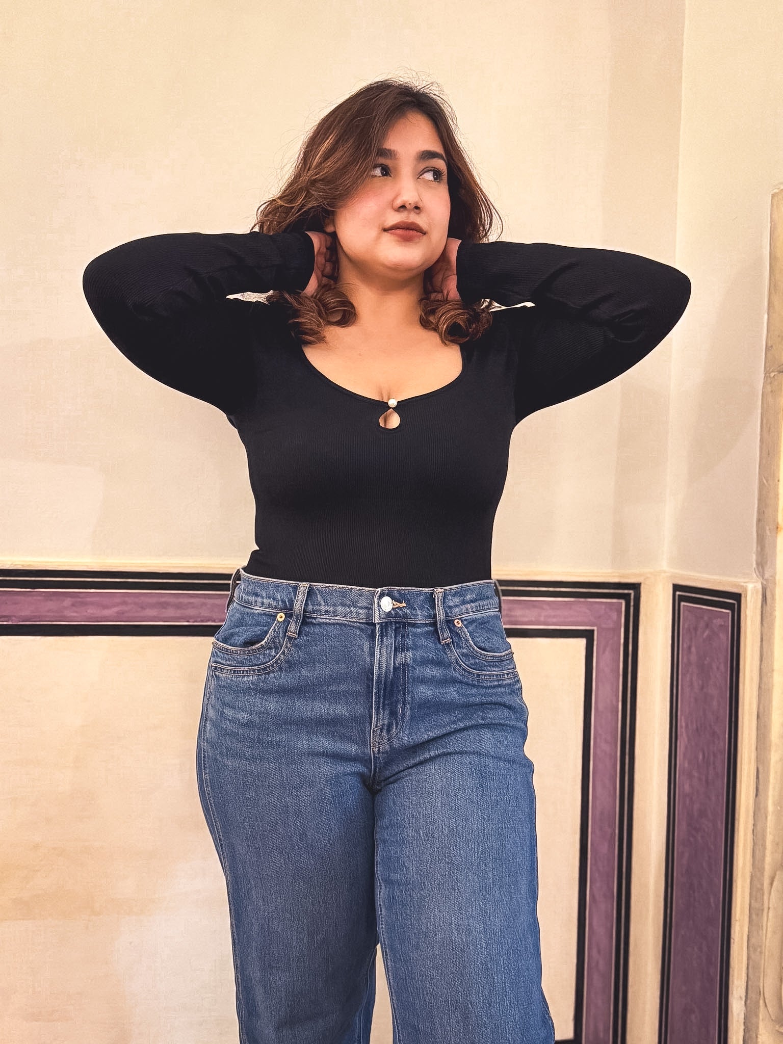 Pearl Drop Sculpting Bodysuit Top