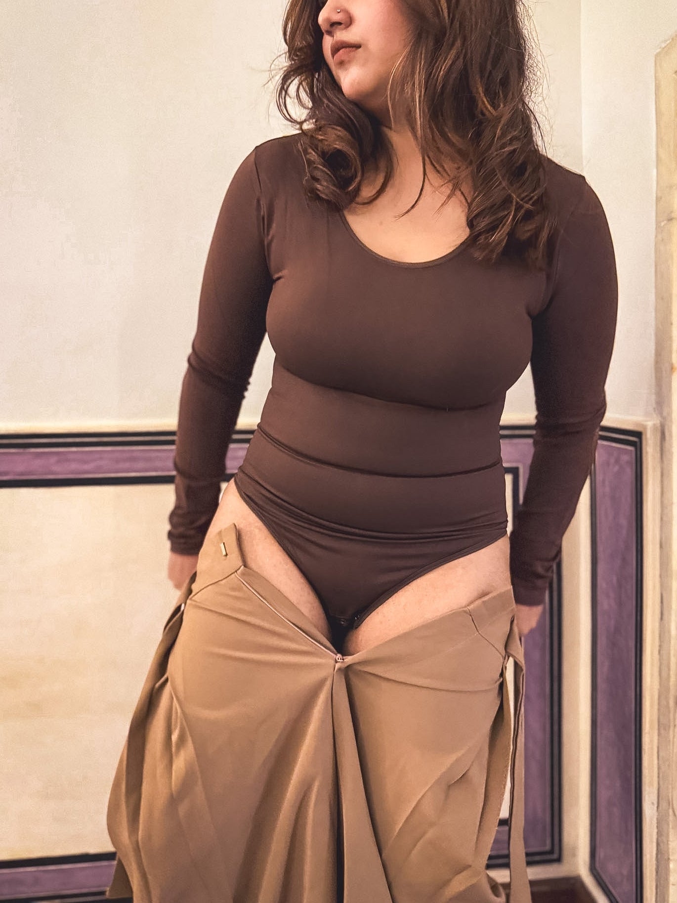 Hot Cacao Sculpting Bodysuit Top