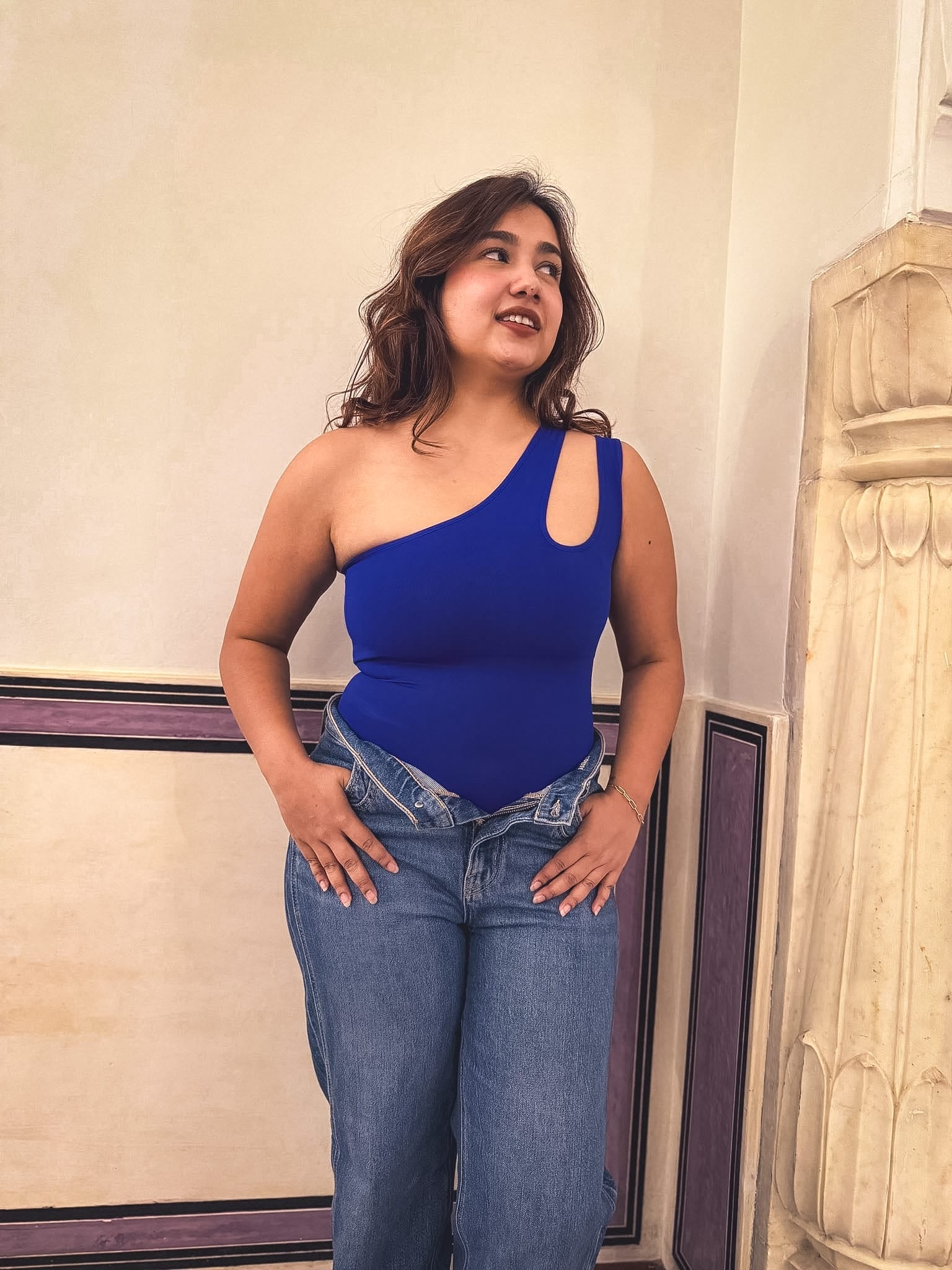 Peakaboo Sculpting Bodysuit Top