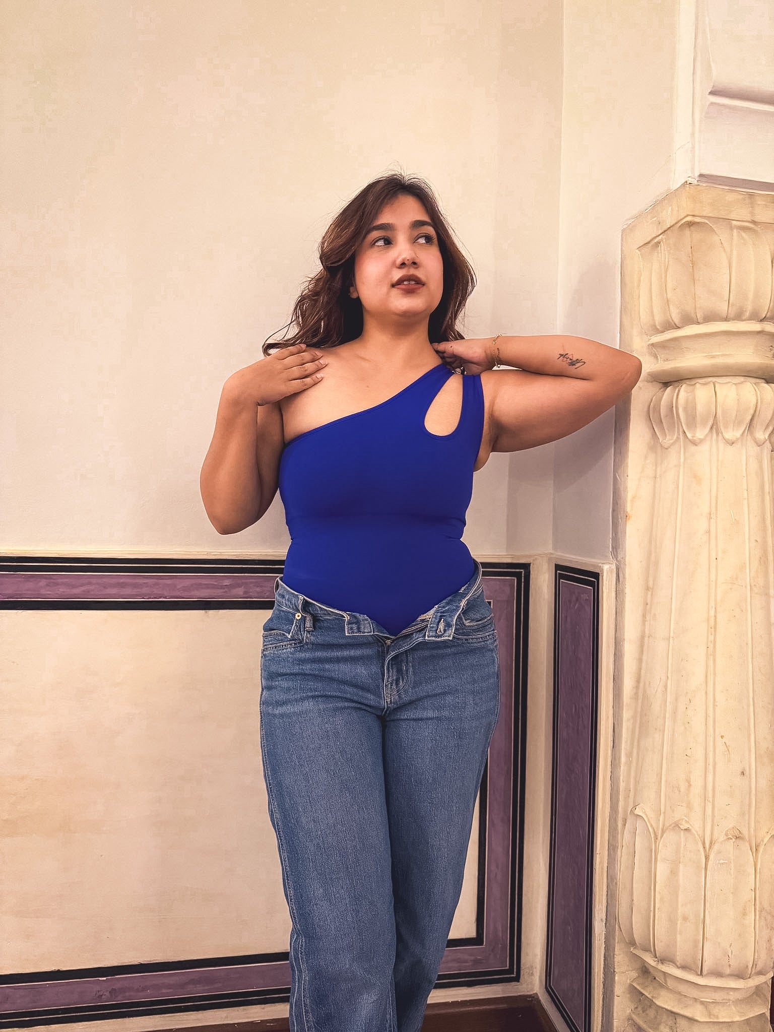 Peakaboo Sculpting Bodysuit Top