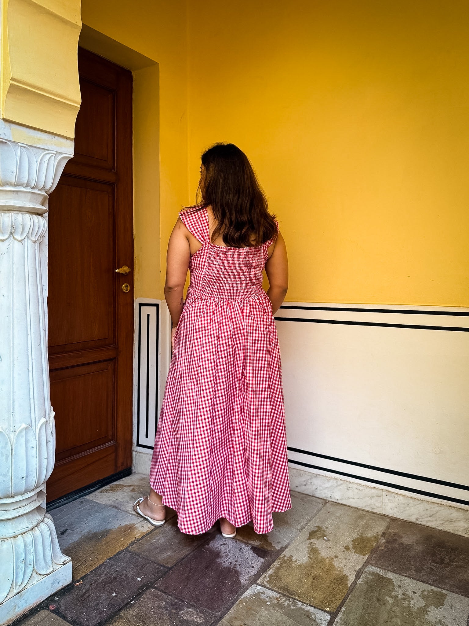Red Gingham Carrie Dress