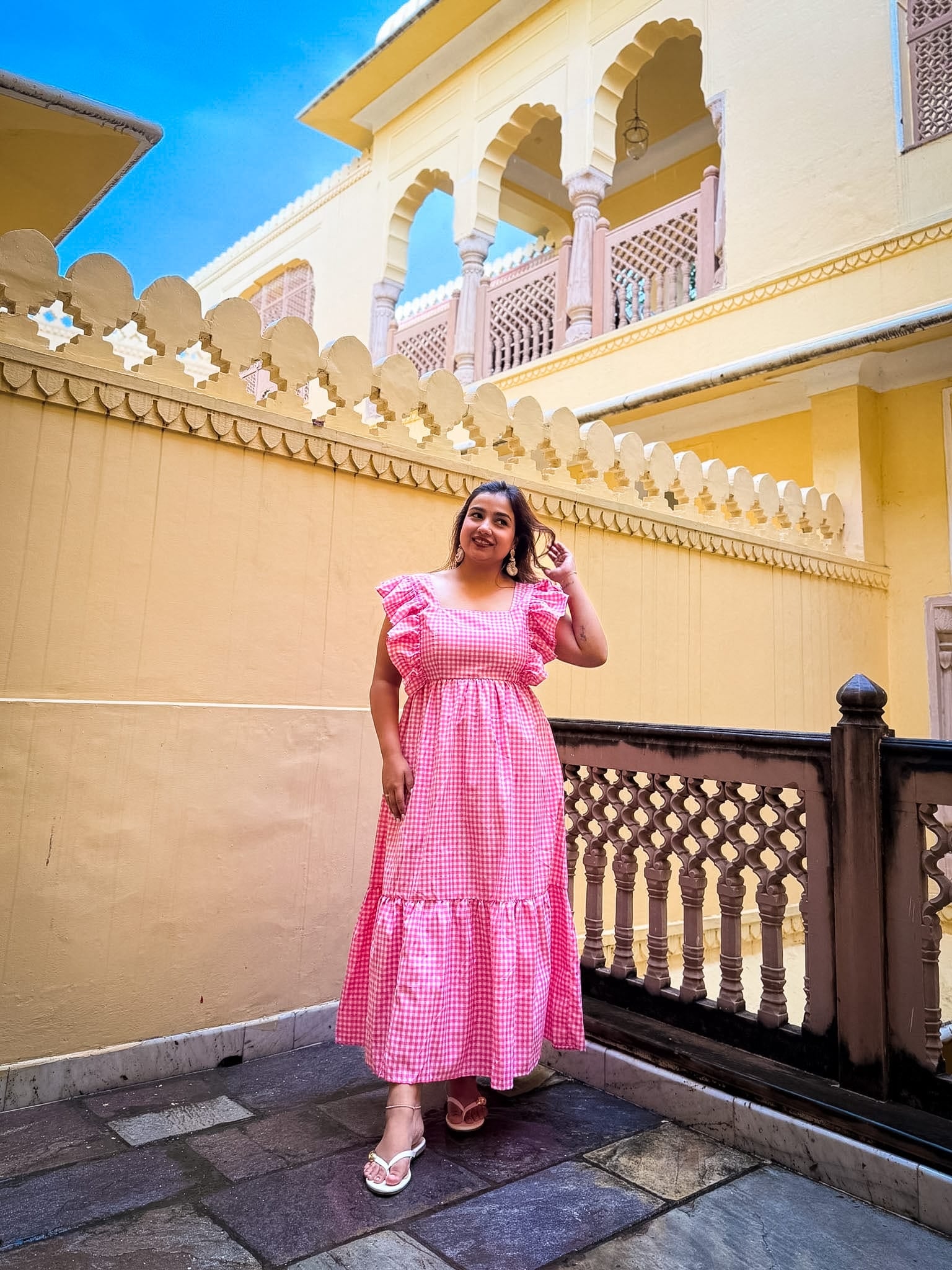 Pink Gingham Hiya Dress