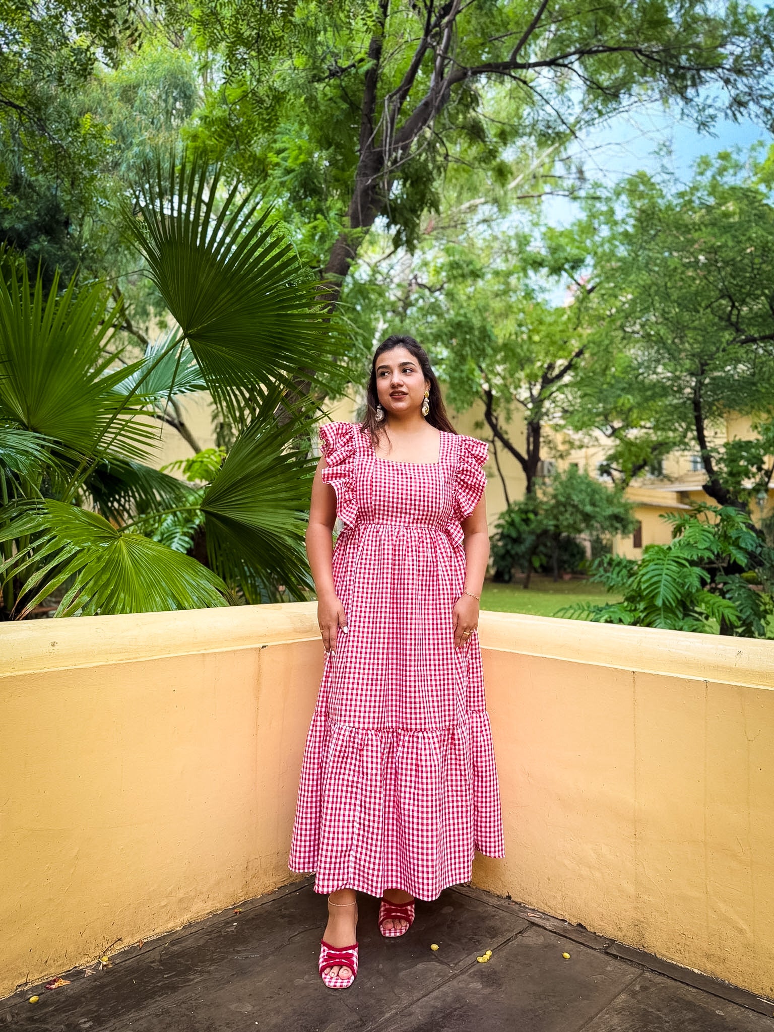 Red Gingham Hiya Dress