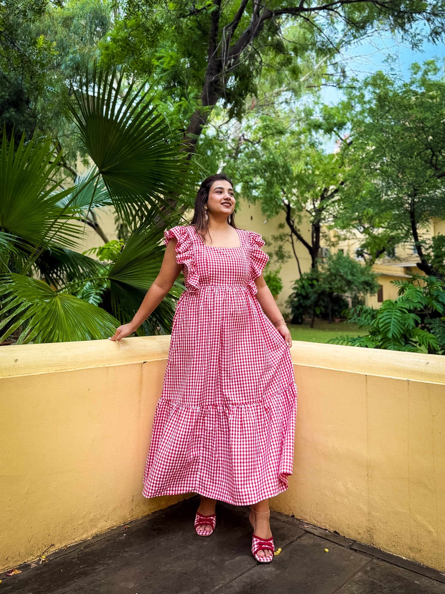 Red Gingham Hiya Dress