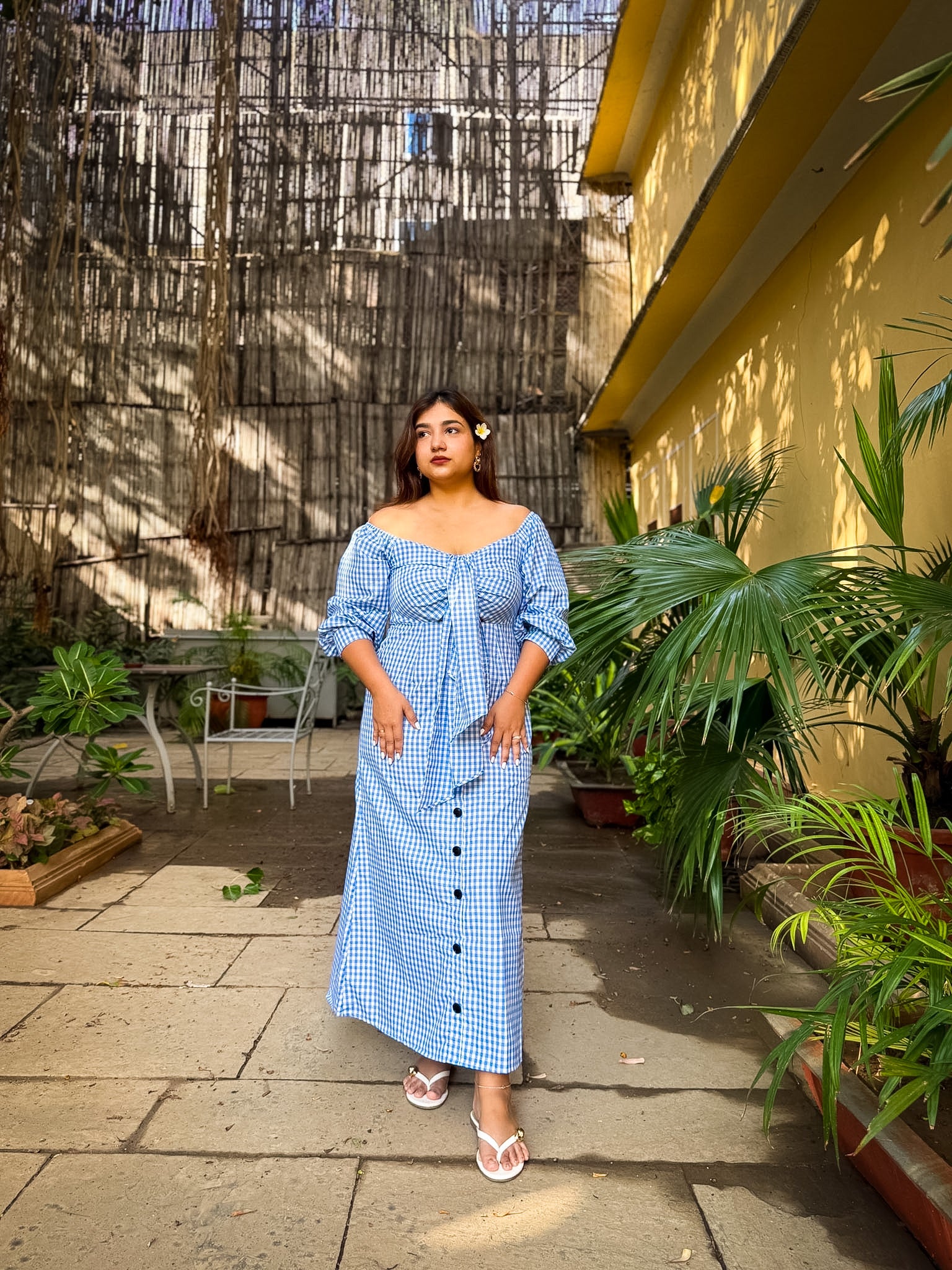 Blue Gingham Lemonade Dress