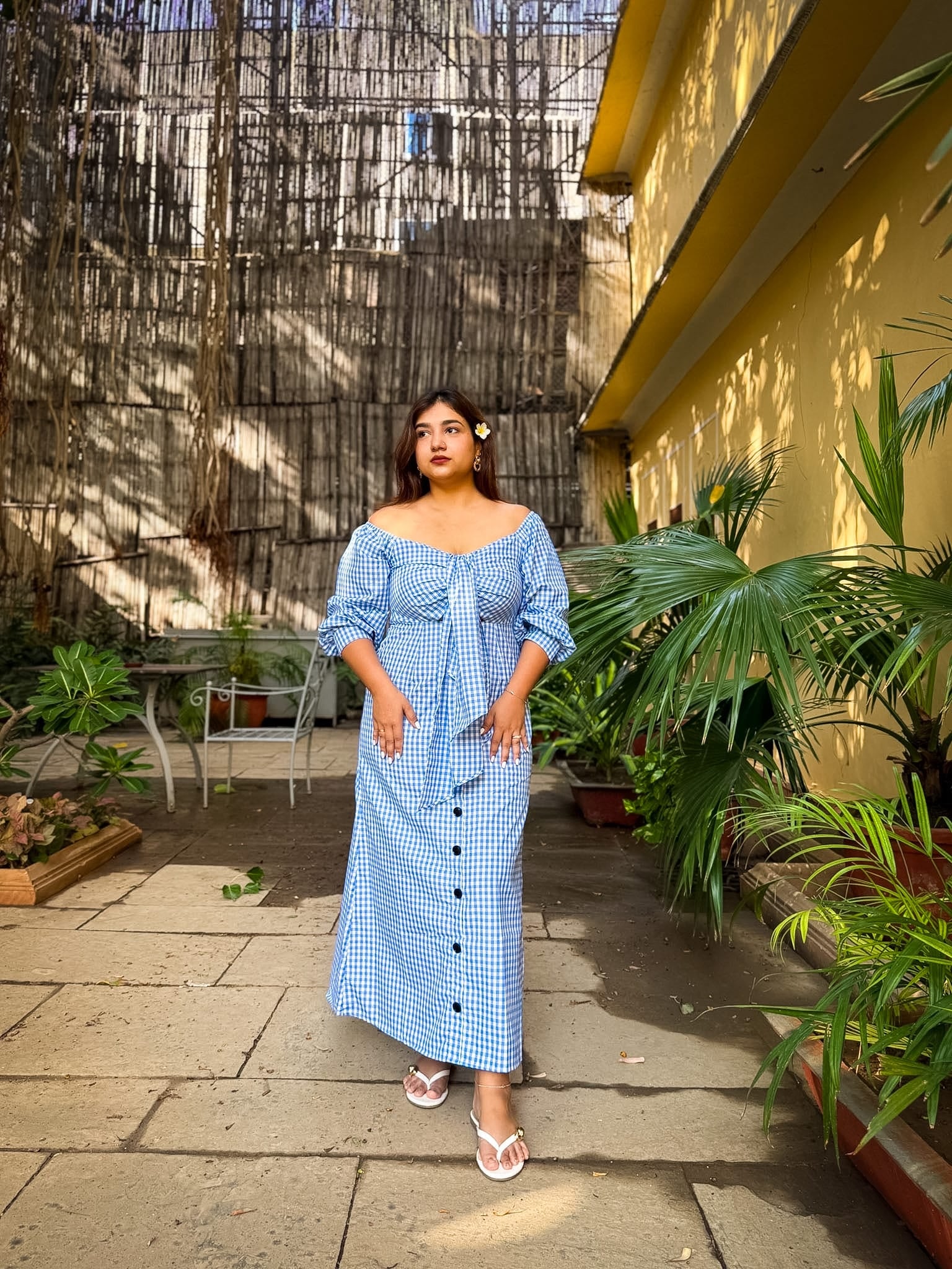 Blue Gingham Lemonade Dress