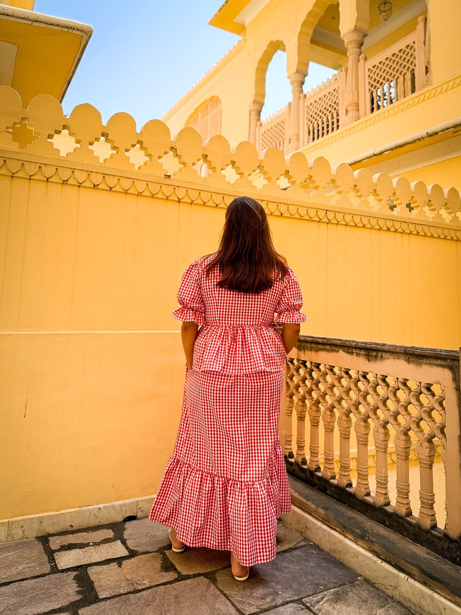 Red Gingham Sunny Set
