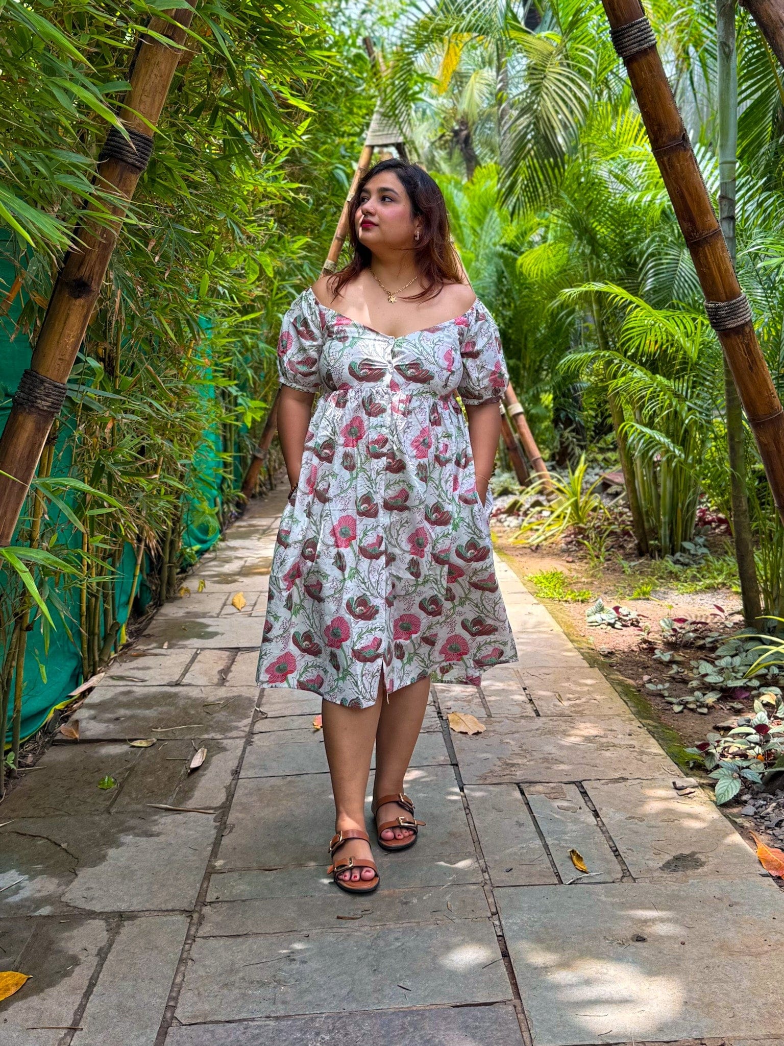 Swan Off Shoulder Dress