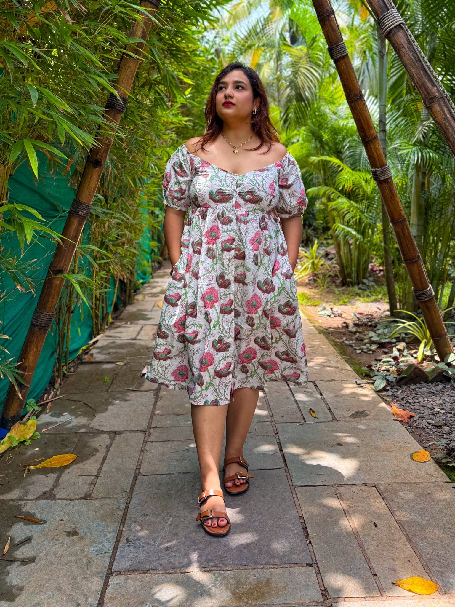 Swan Off Shoulder Dress