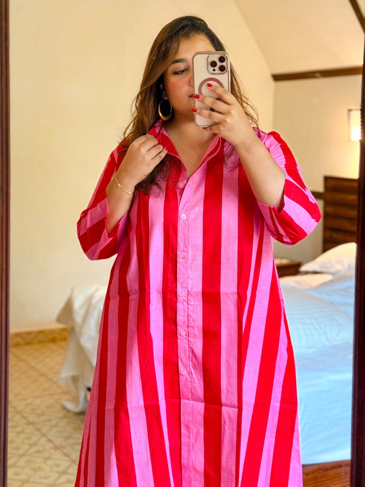 Flamingo Short Dress