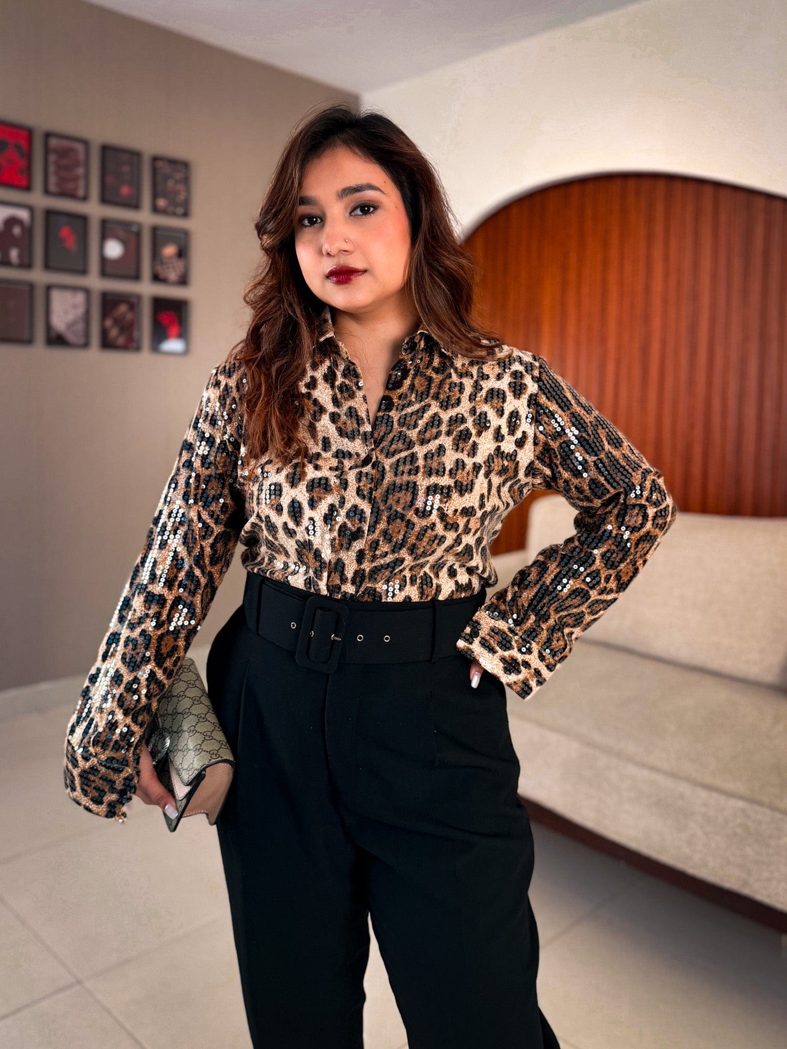 The Femme Fatale Sequin Shirt