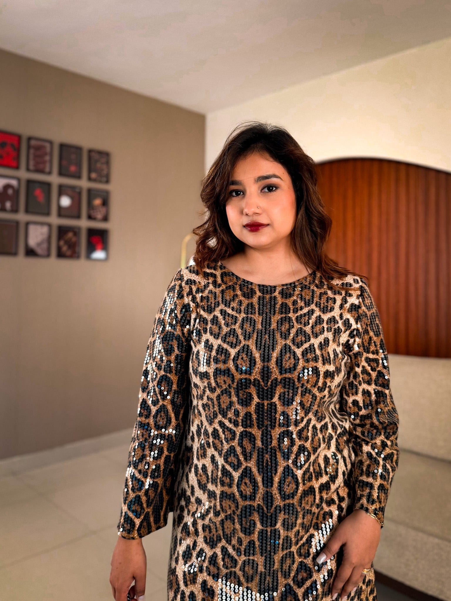 The Midnight Muse Sequin Dress