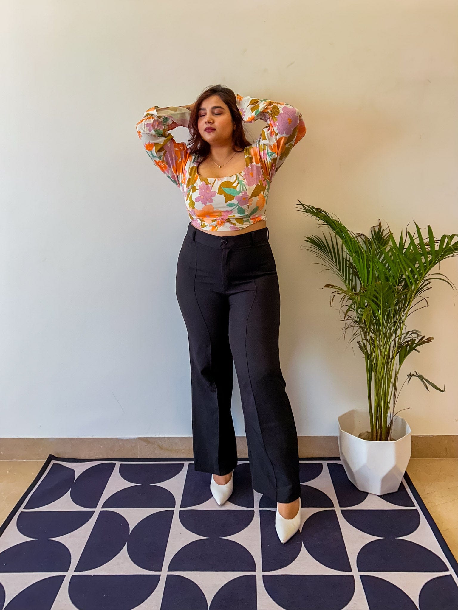 Blossomsoft Faux Corset Top