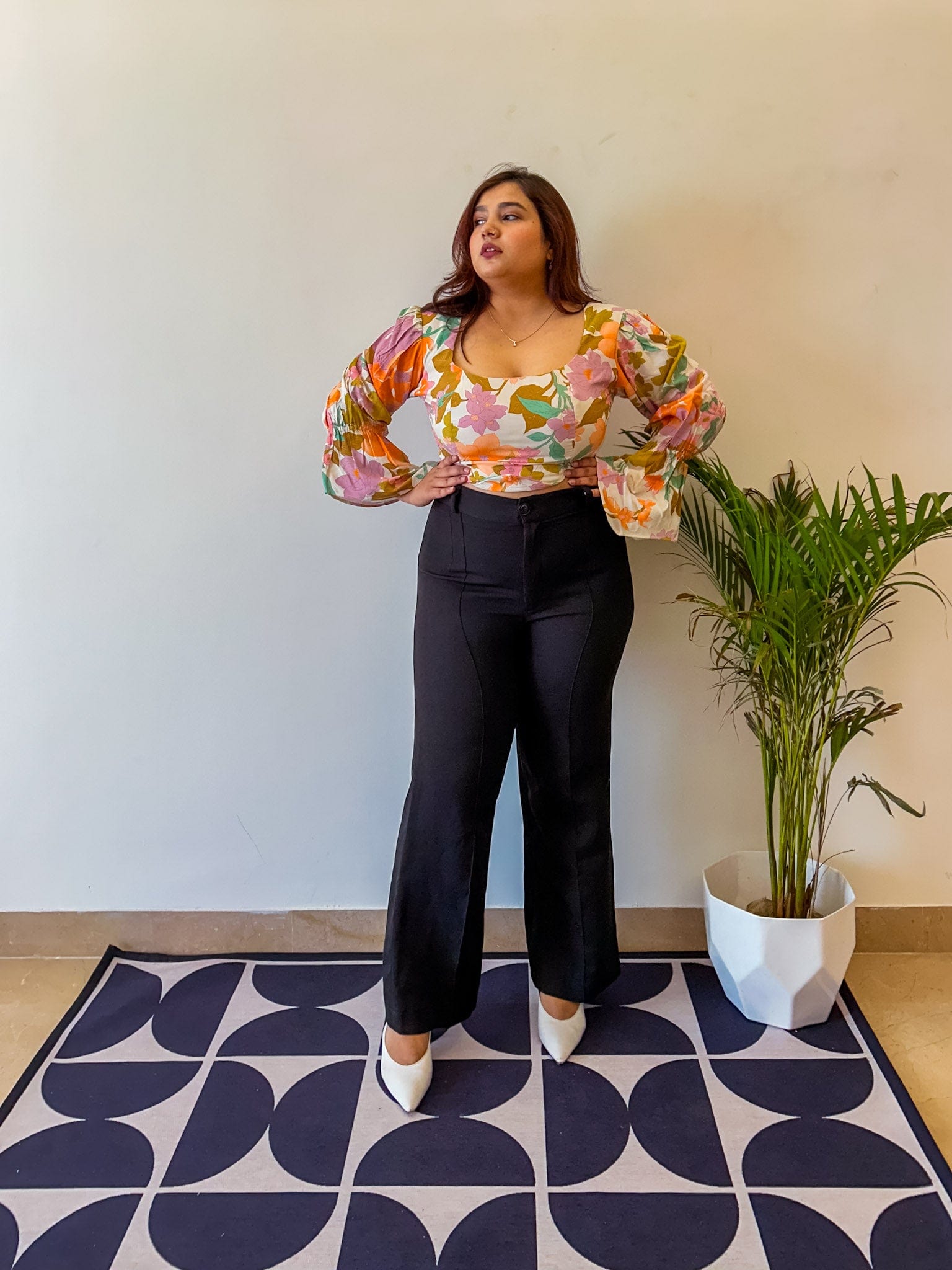Blossomsoft Faux Corset Top