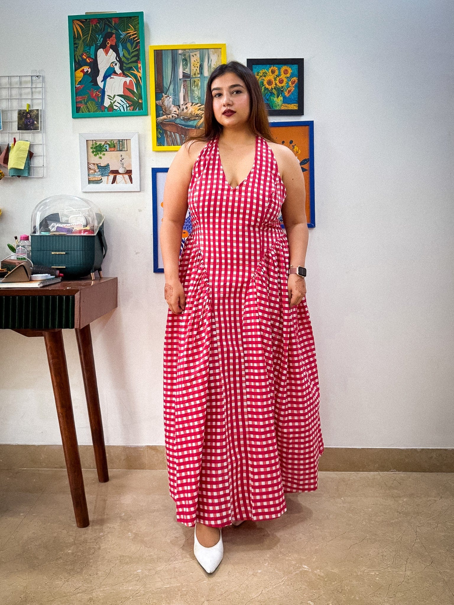 Plaidy Dress