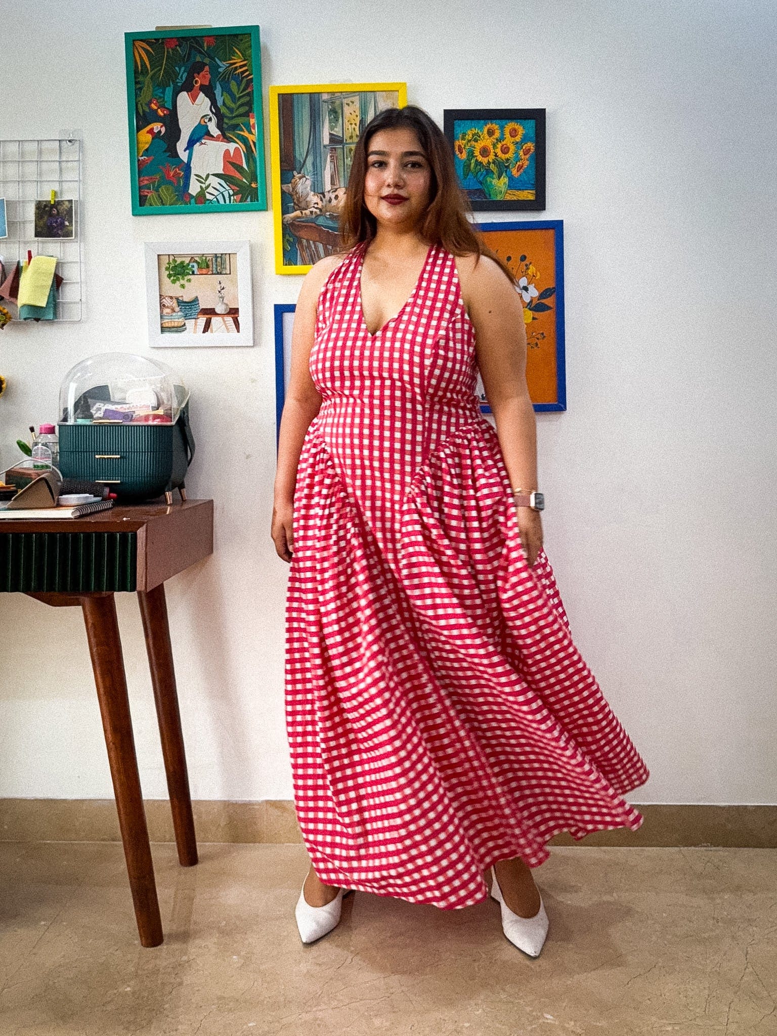 Plaidy Dress