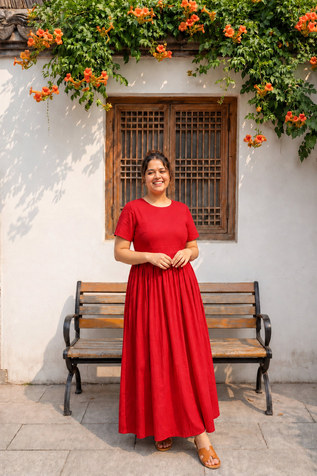 Red Mehar Dress - Ready To Ship