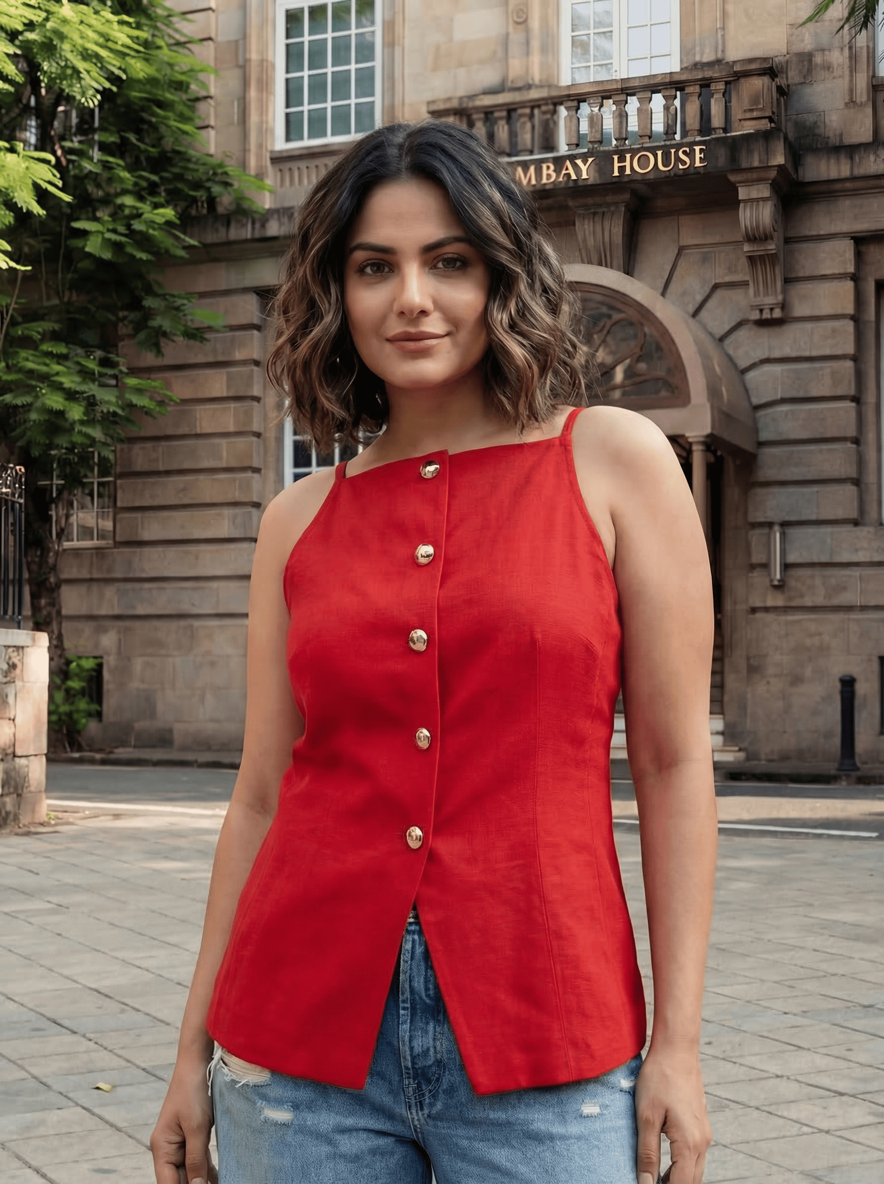 On Point Waistcoat Top