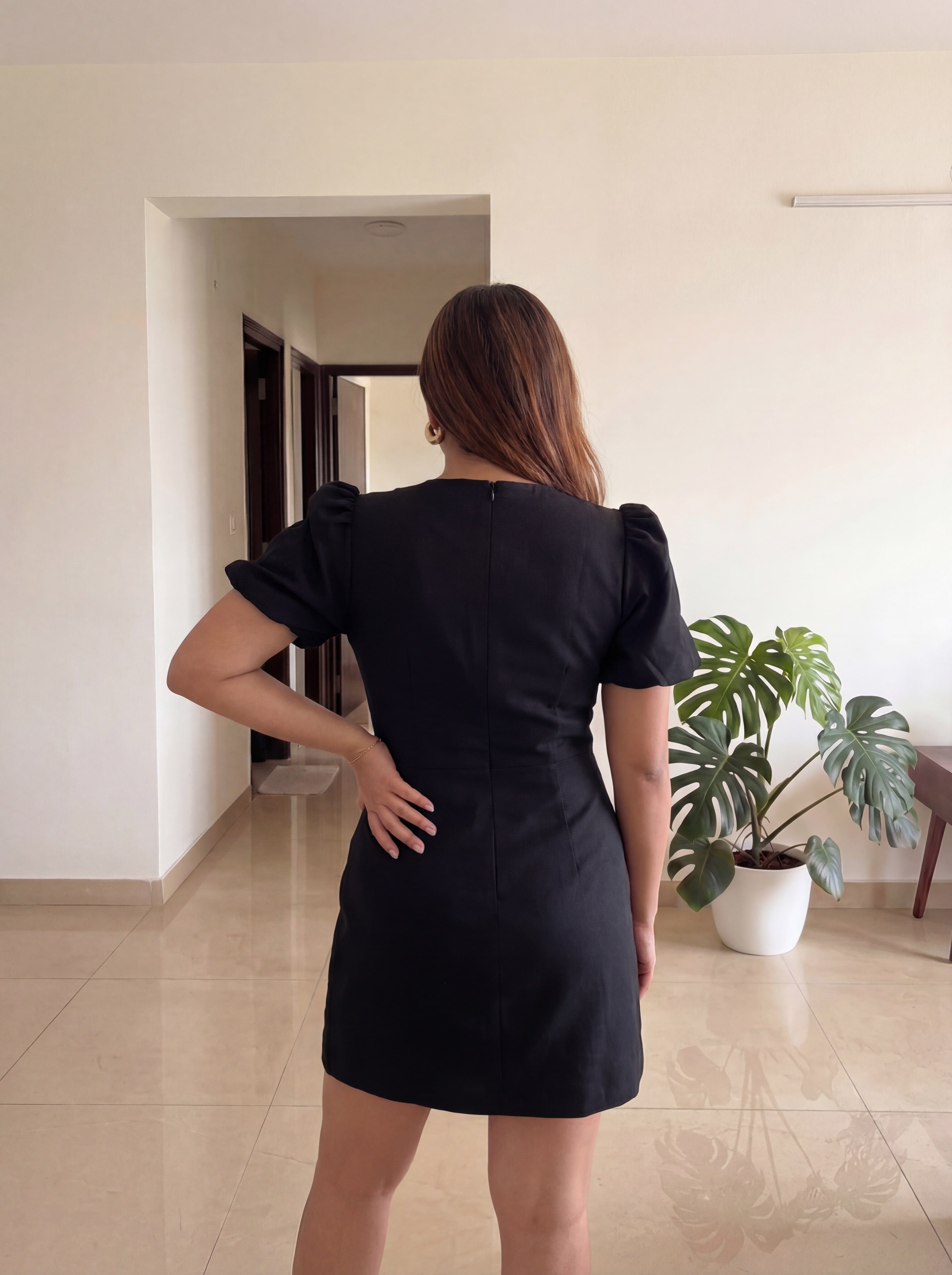 Diva Dress with Statement Brooches