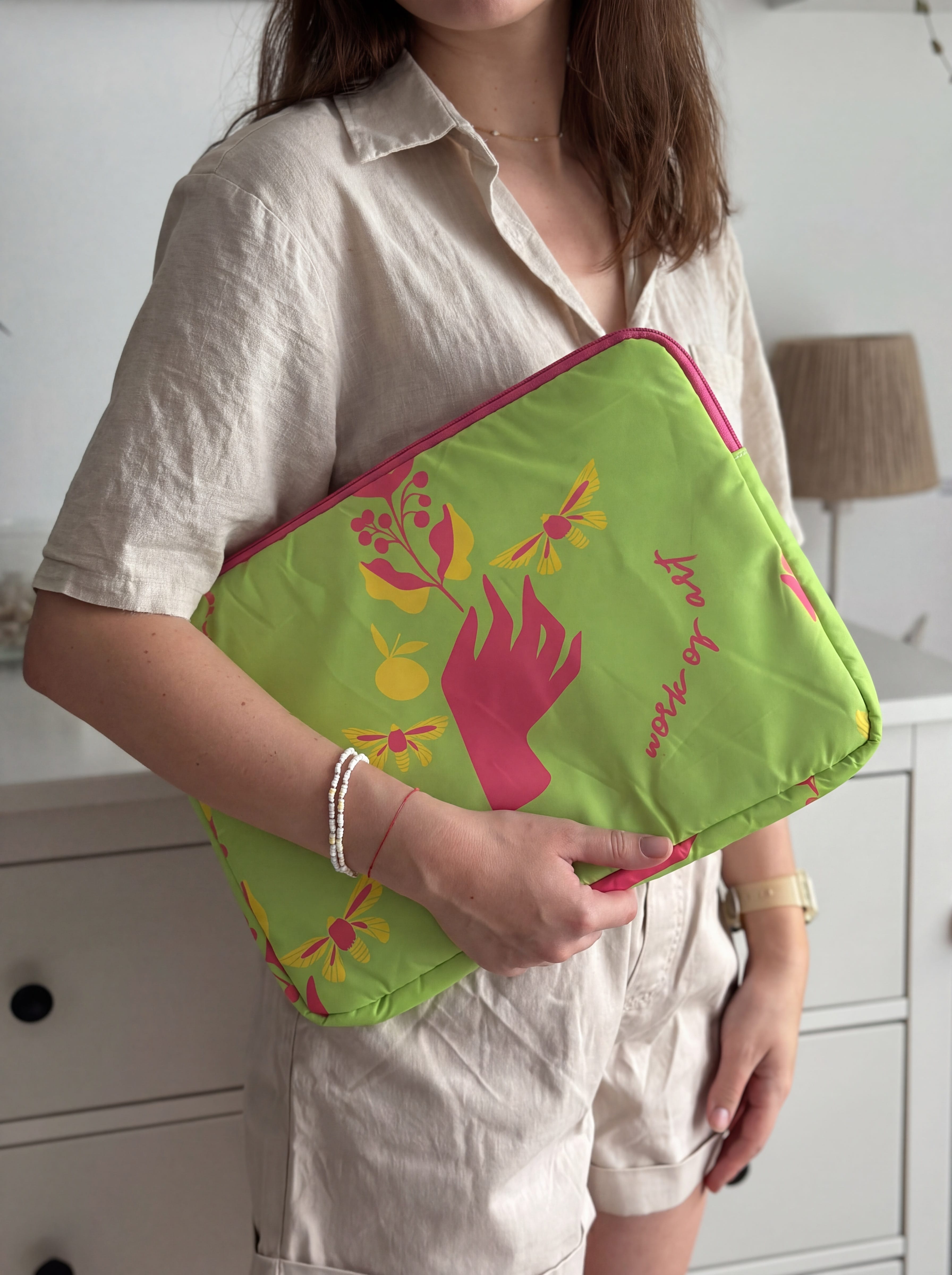 Green Laptop Sleeve