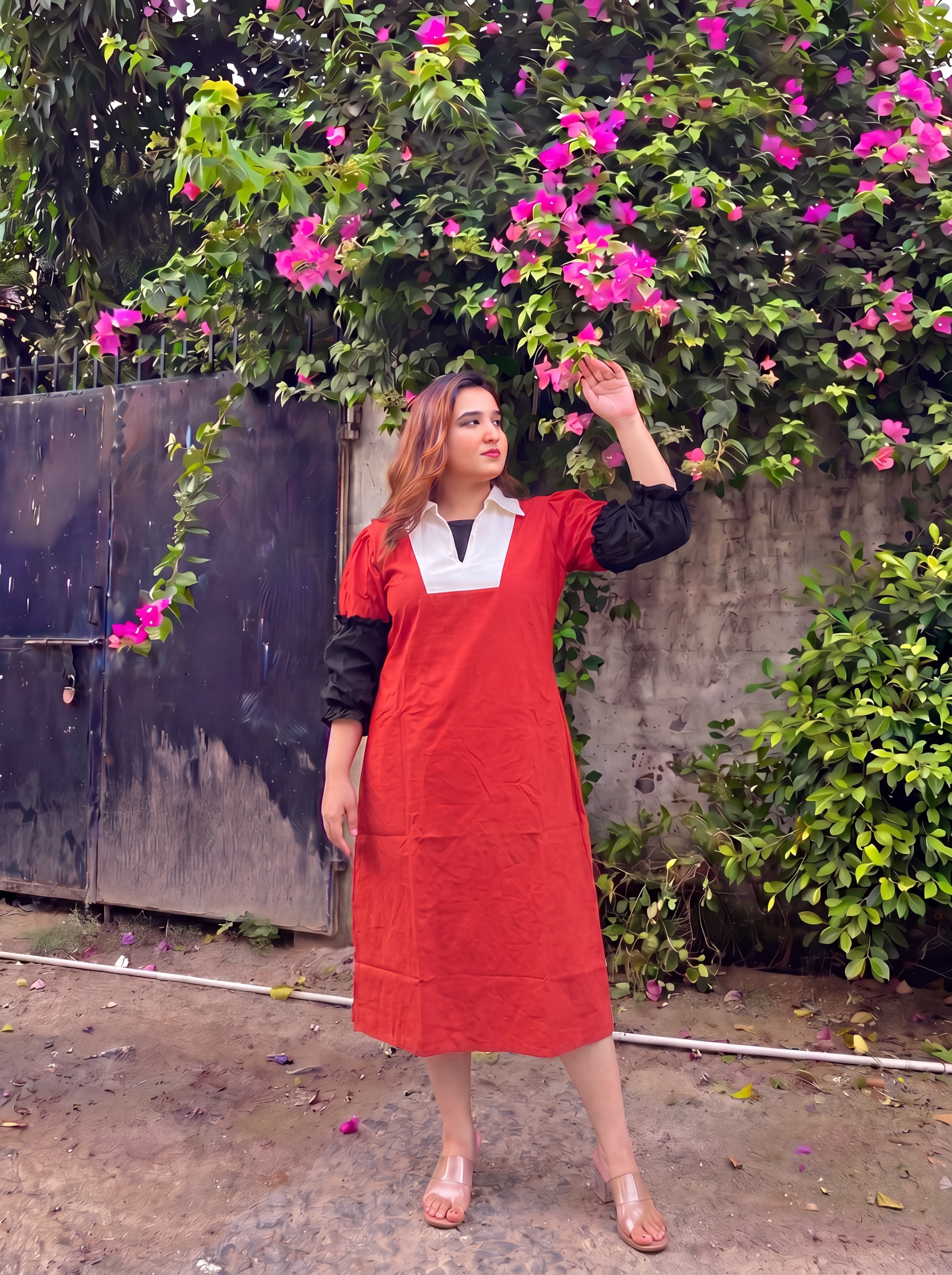 Red Aki Dress