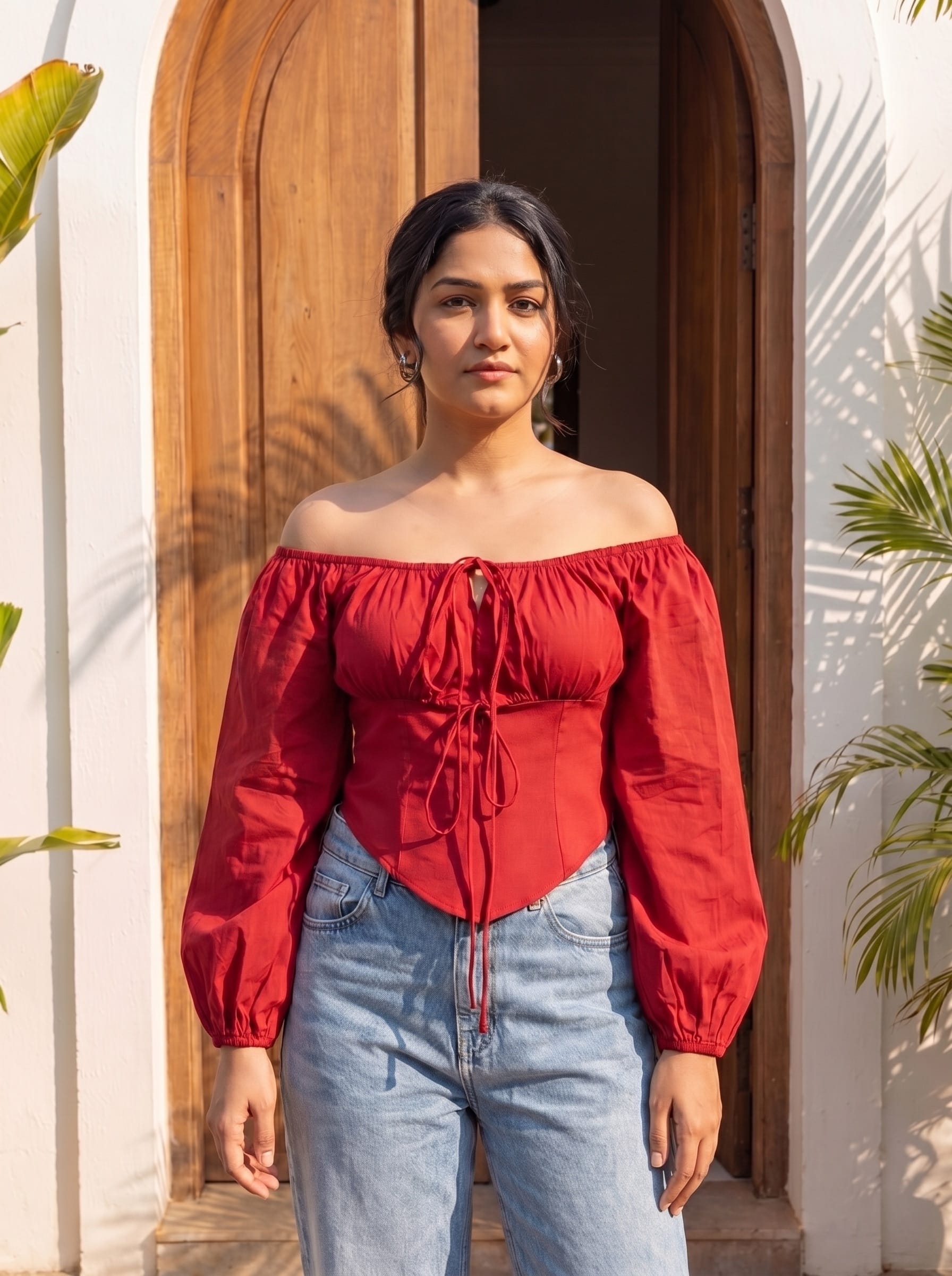 Red Evanna Top