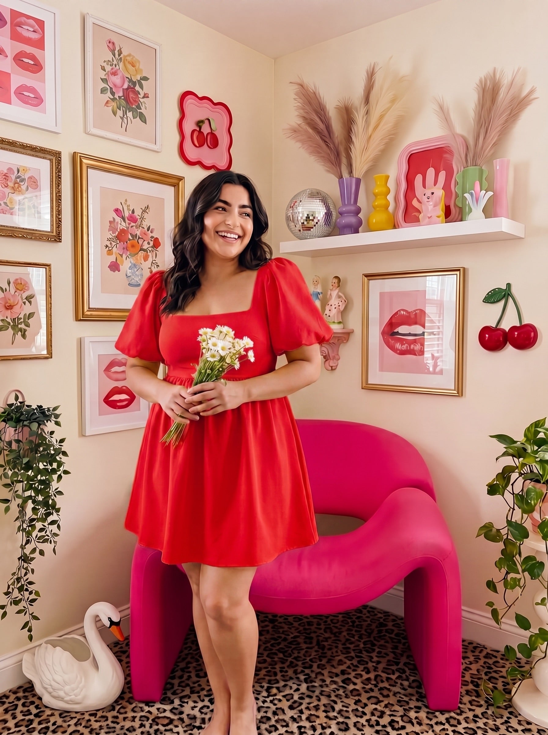 Red Rachel Dress