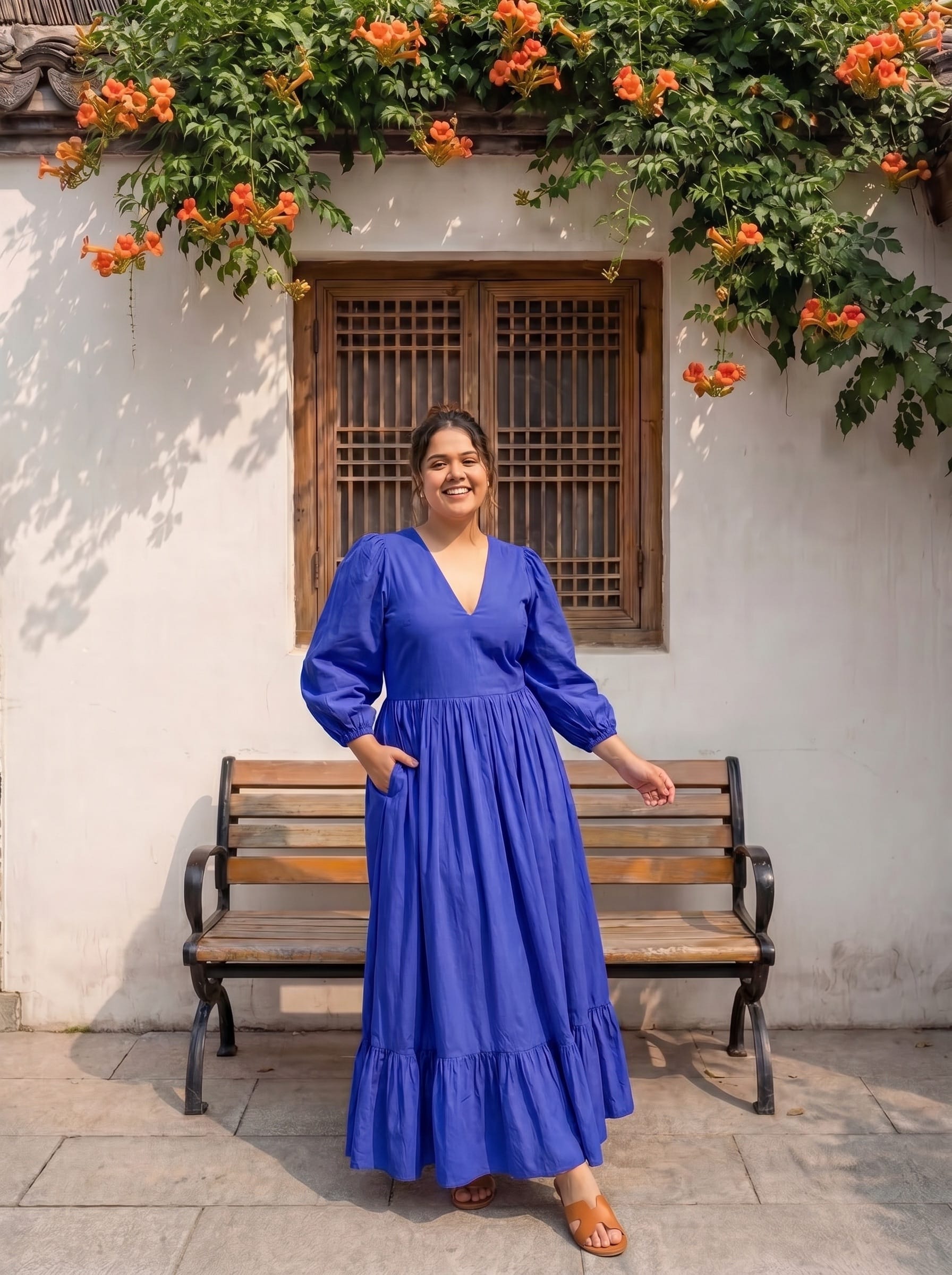 Blue Maeve Dress