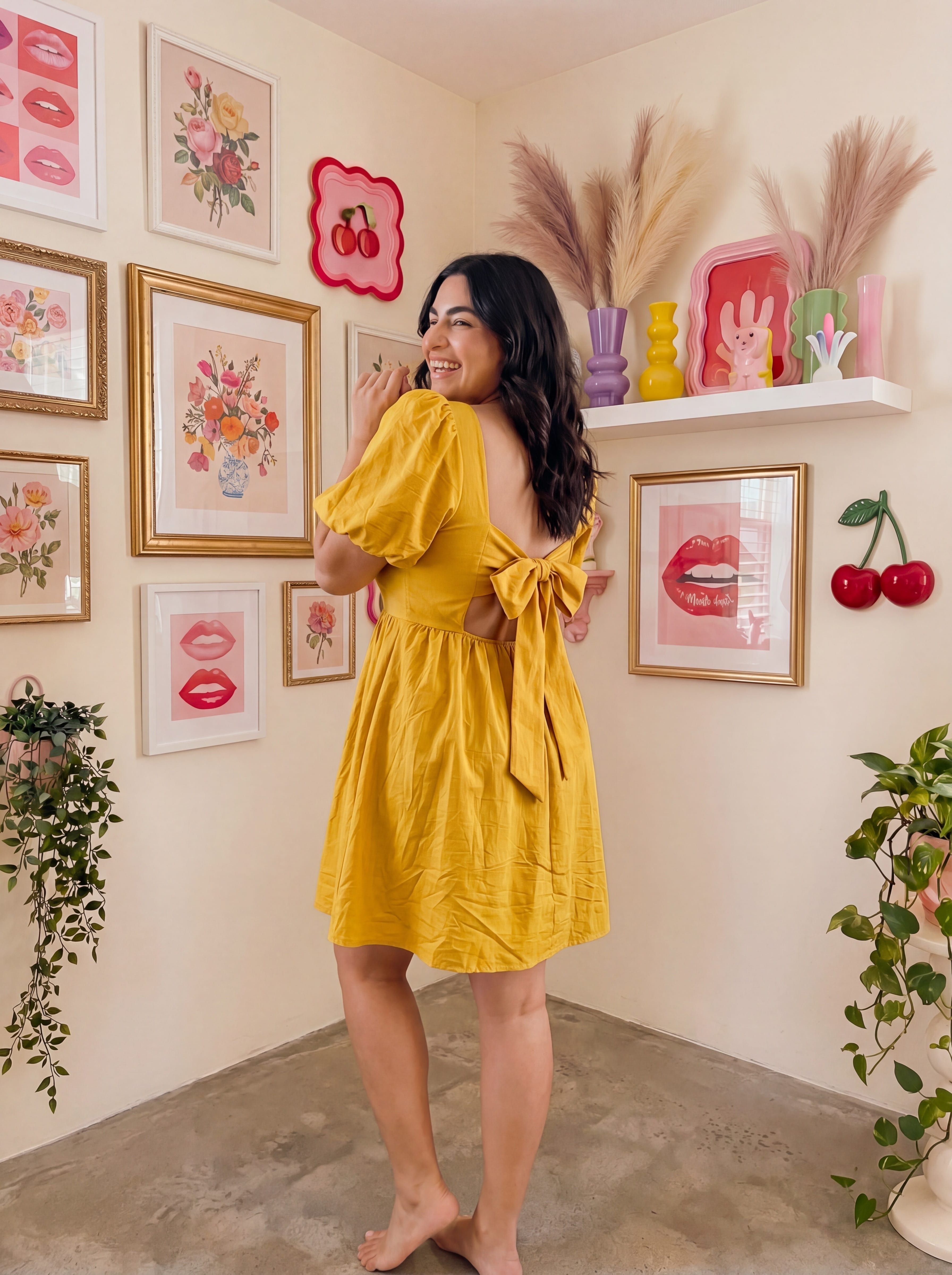 Yellow Corelia Dress