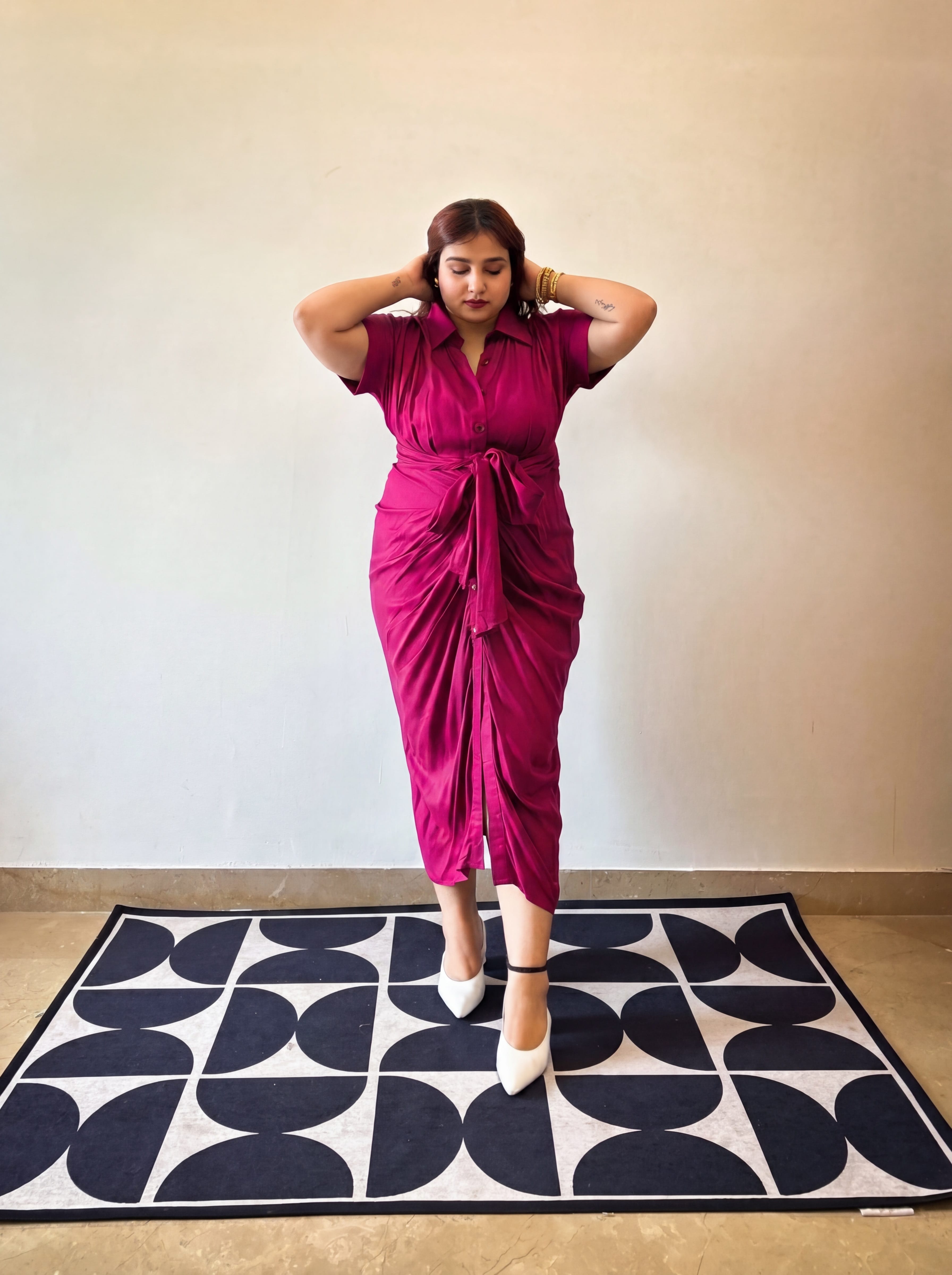 Fuchsia Serve Dress