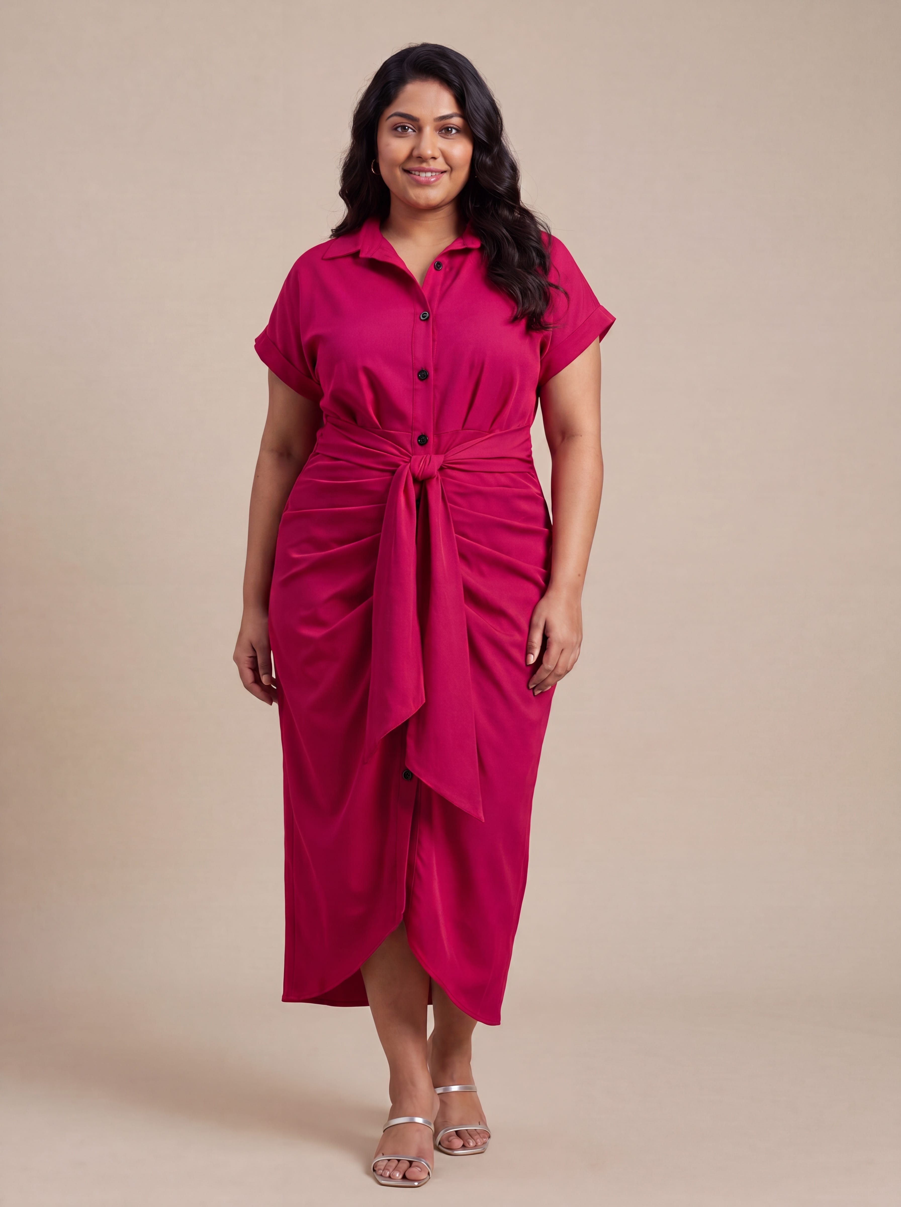 Fuchsia Serve Dress