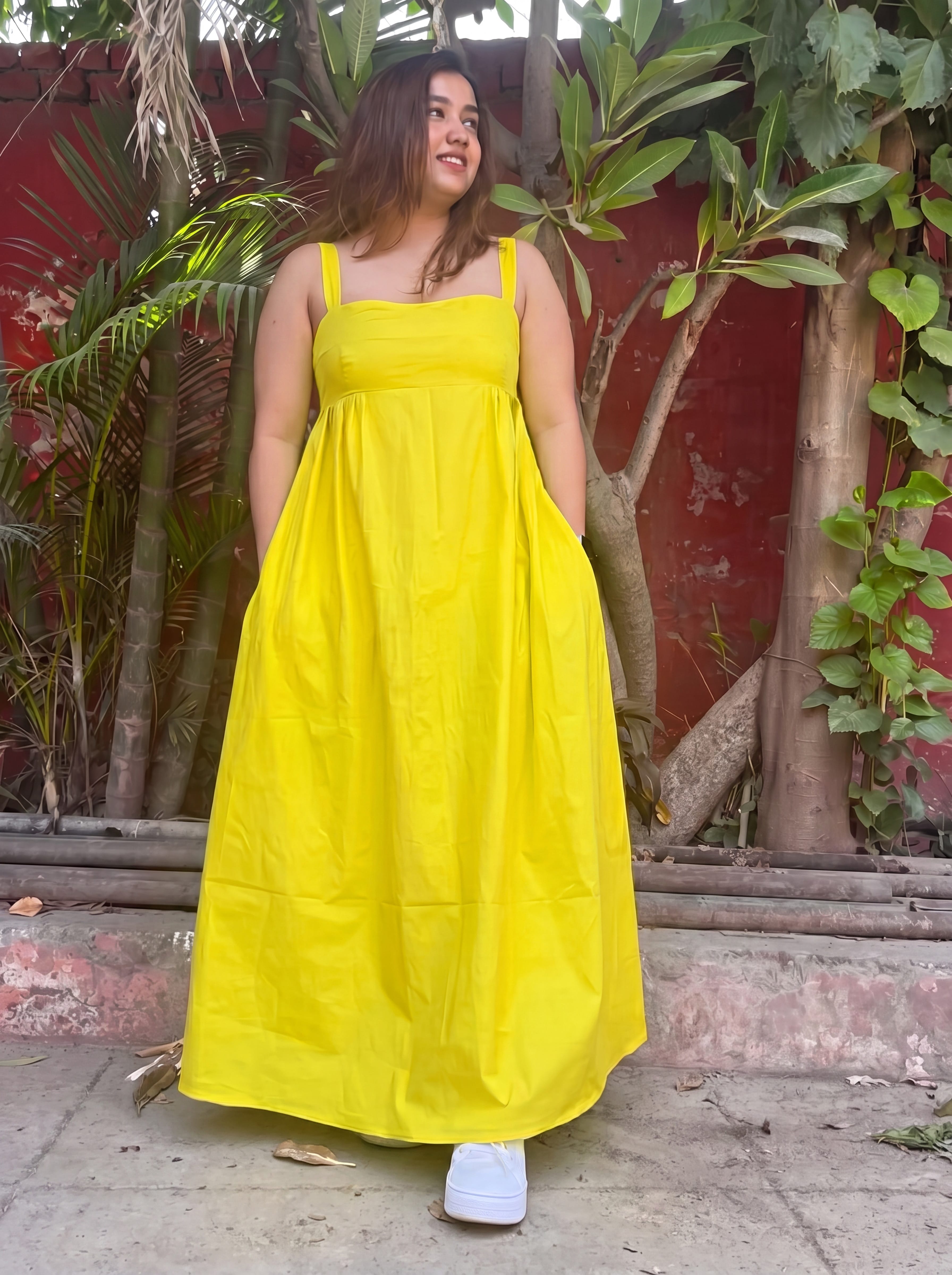 Yellow Penelope Dress
