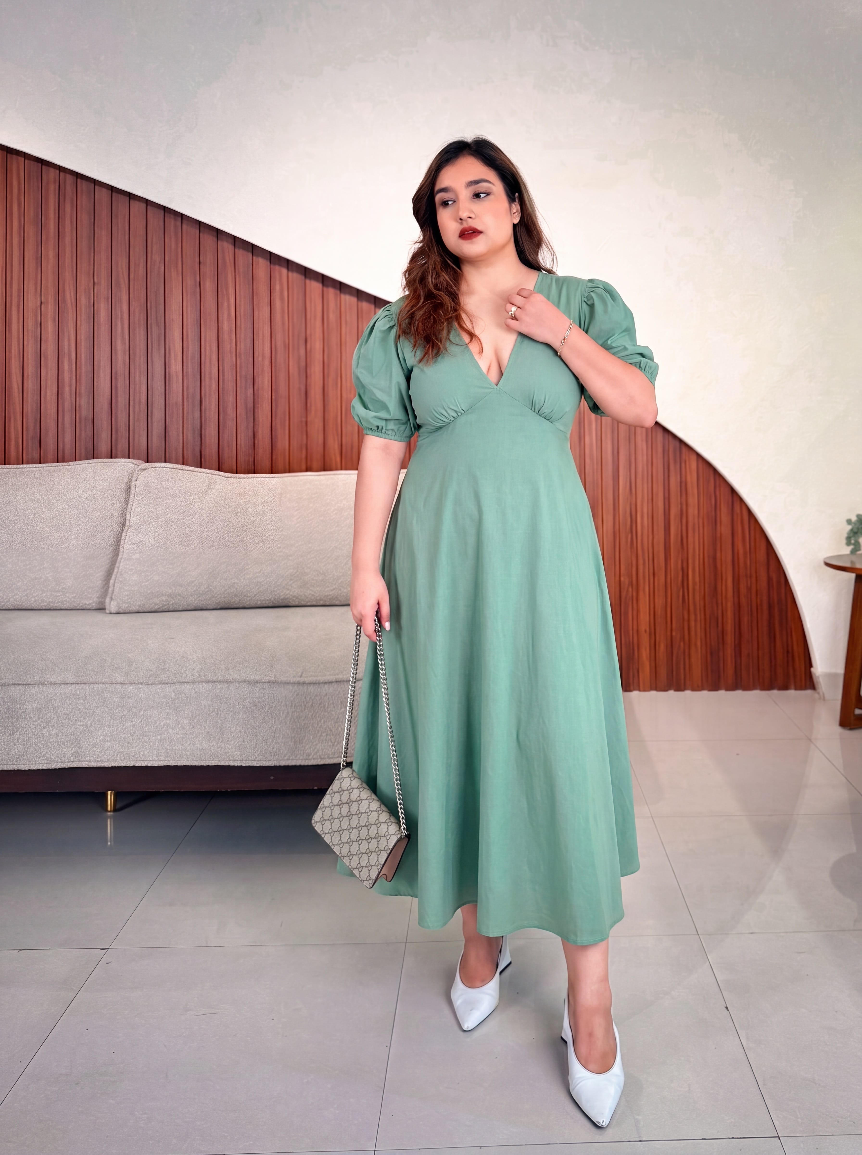 V-Neck Maribel Dress