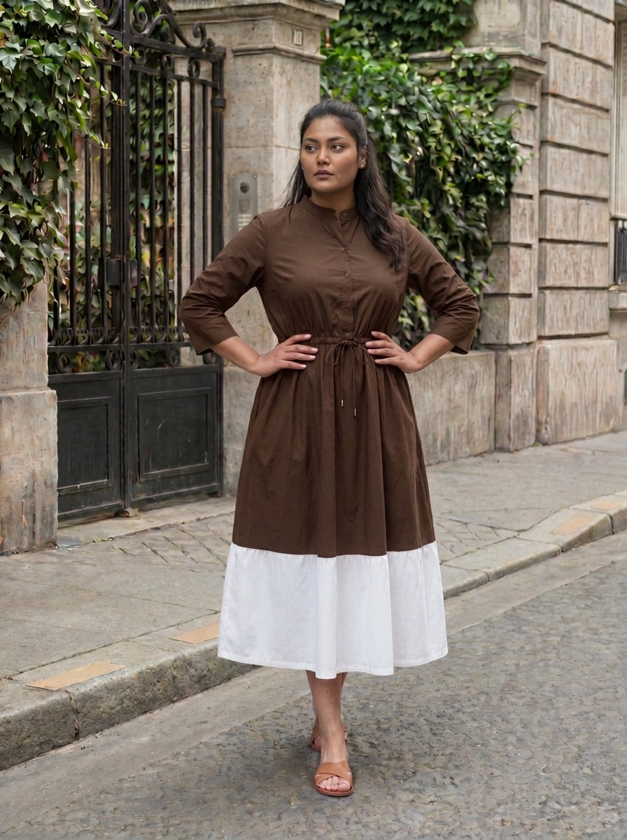 Irina Two Tone Dress - 6 Combinations