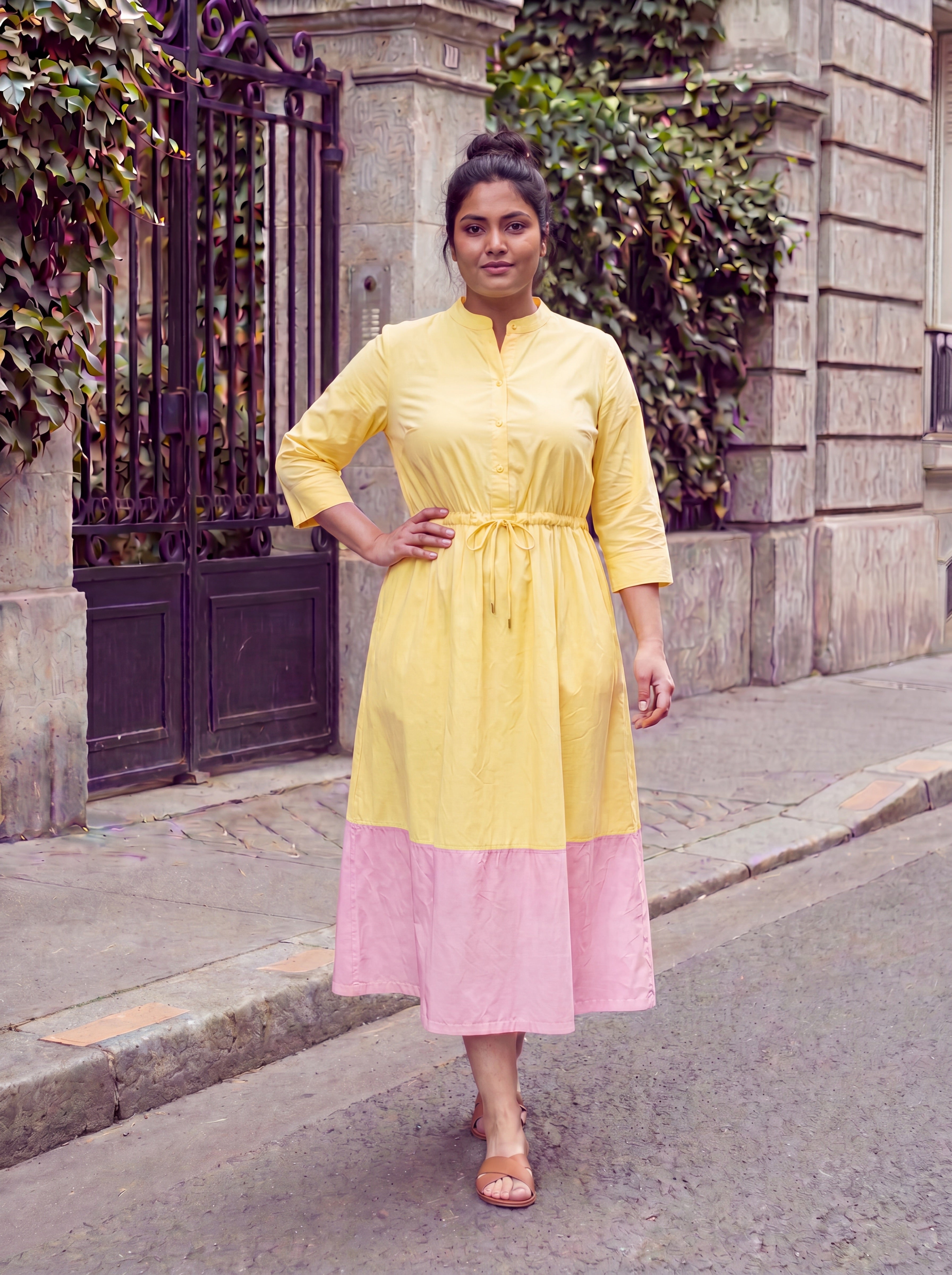 Irina Two Tone Dress - 6 Combinations