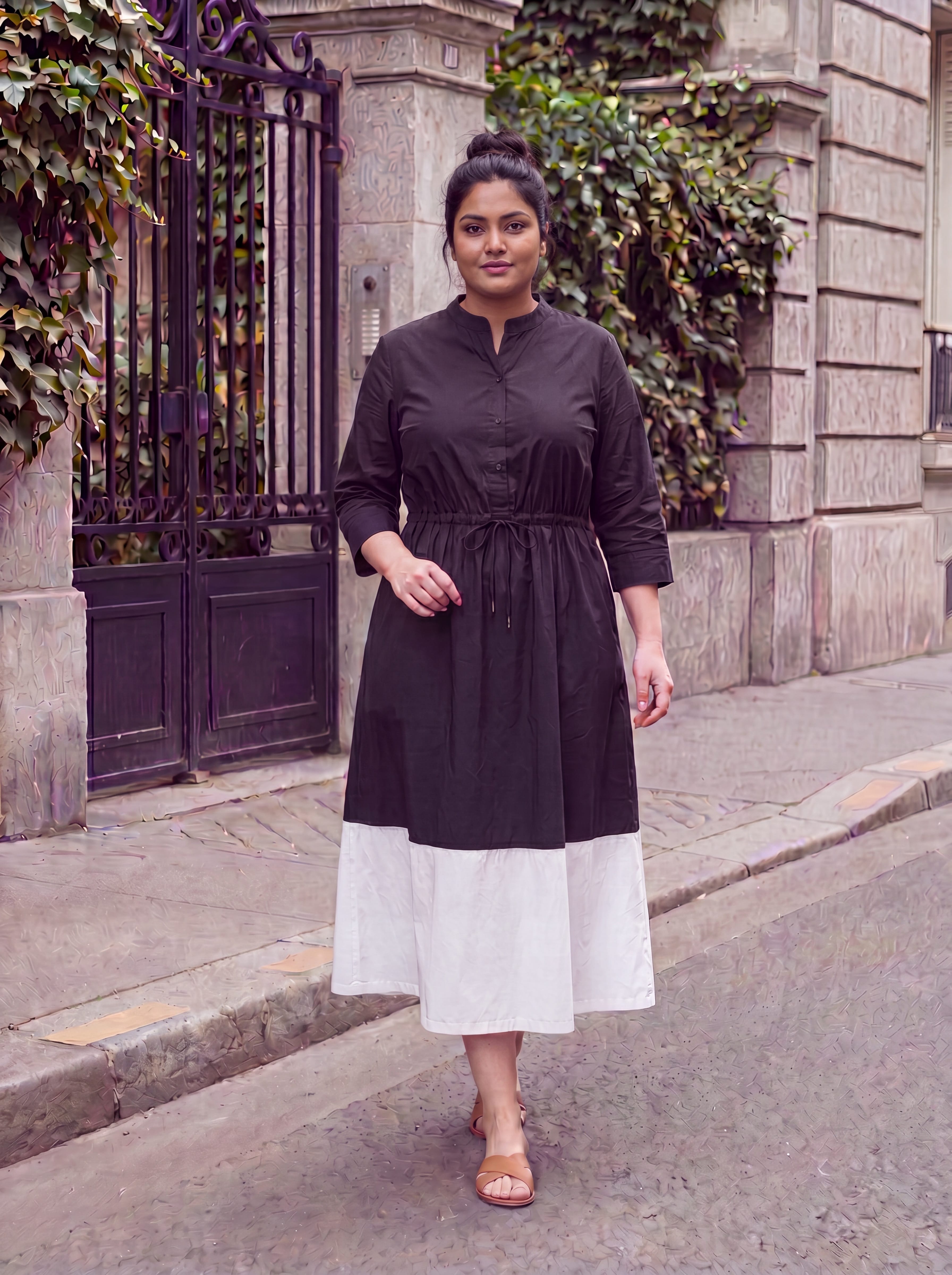 Irina Two Tone Dress - 6 Combinations