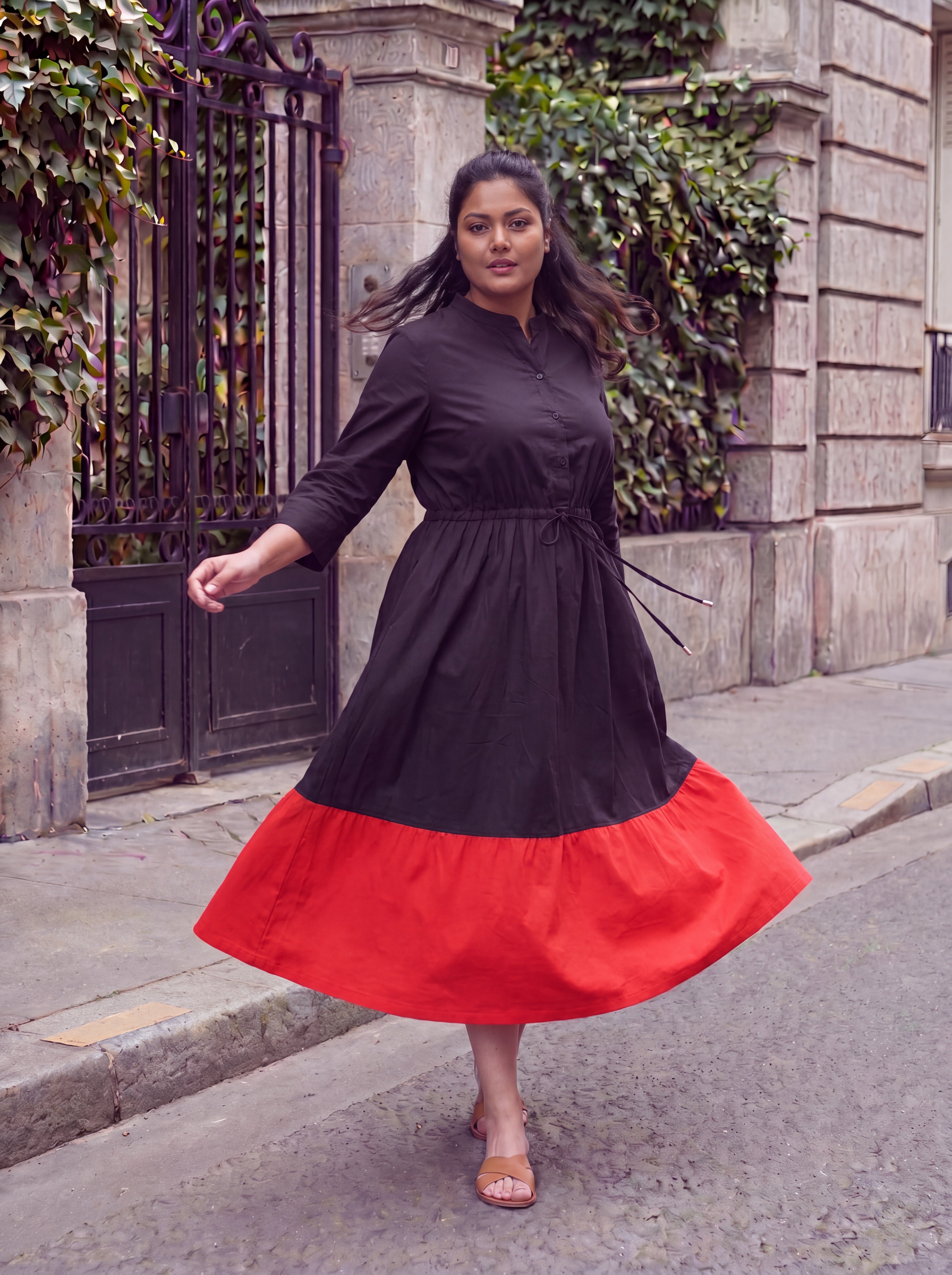 Irina Two Tone Dress - 6 Combinations