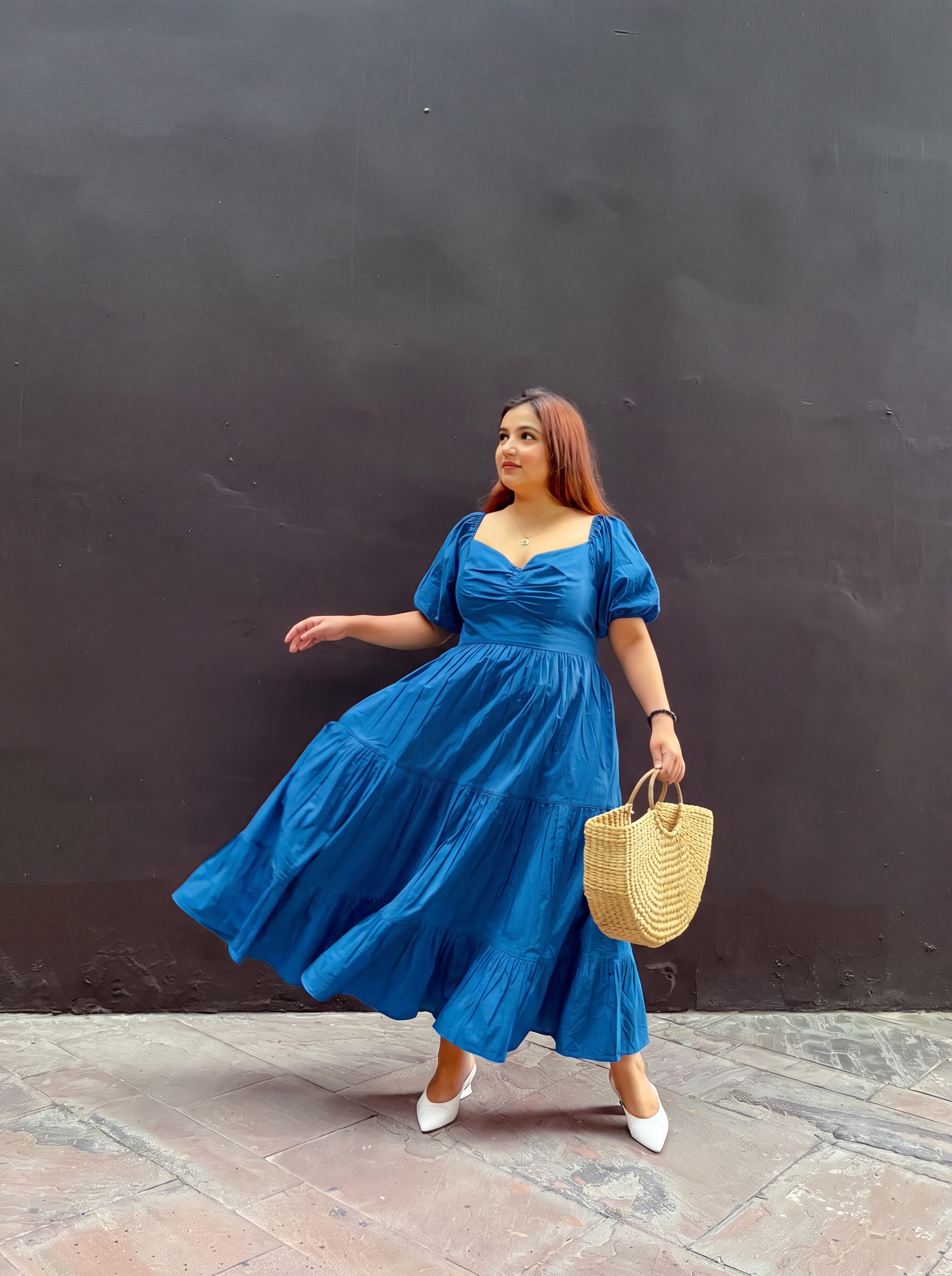 Blue Amelia Dress